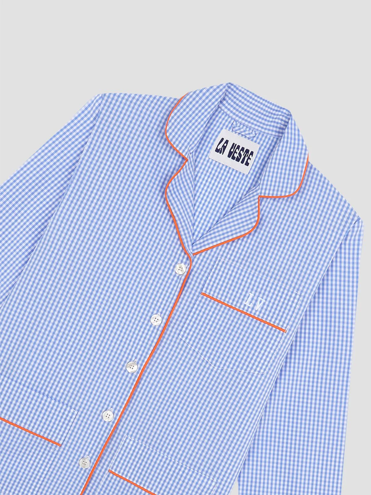 Alpino Pijama Check Blue - Image 4