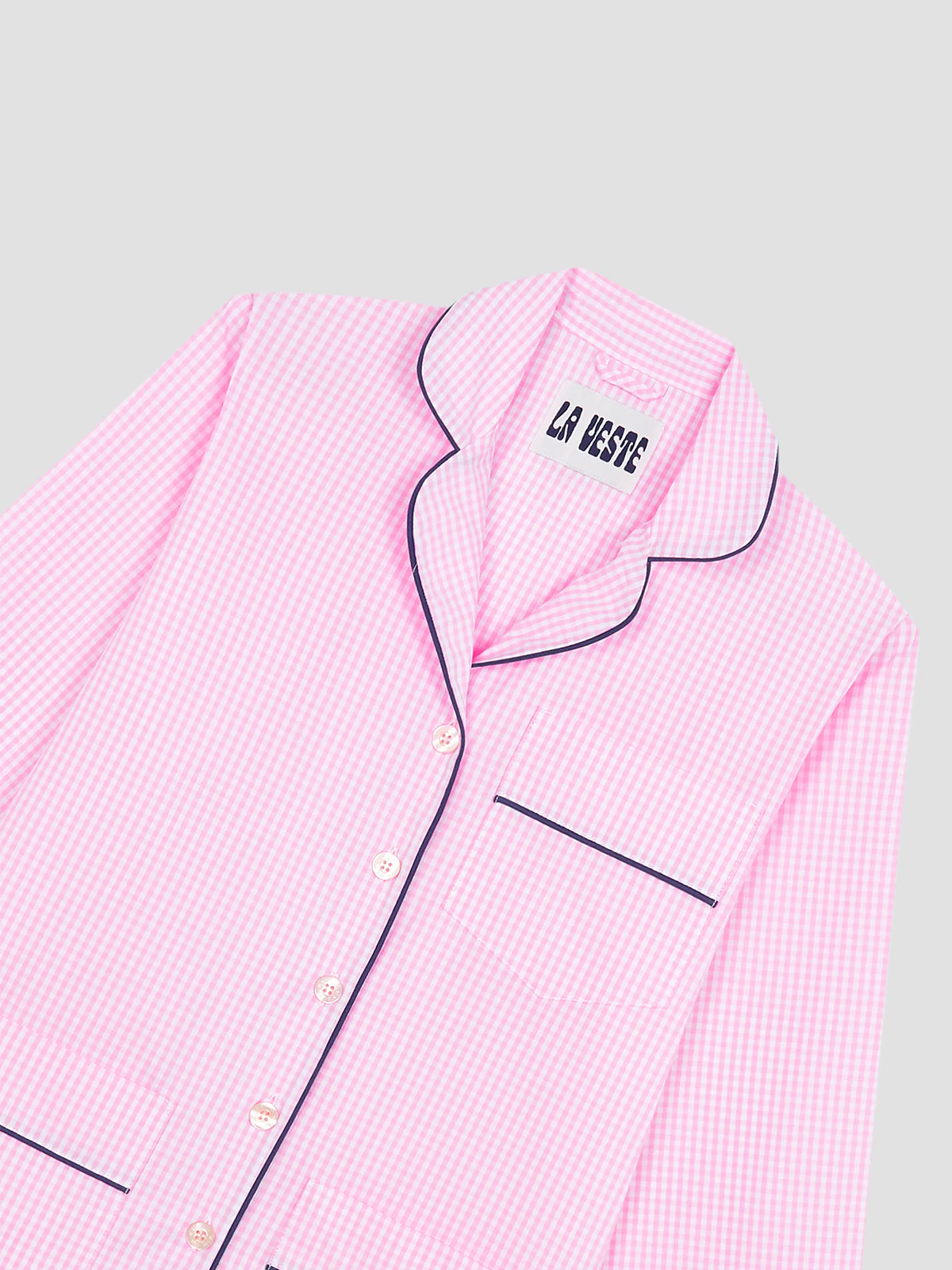 Alpino Pijama Check Pink - Image 3