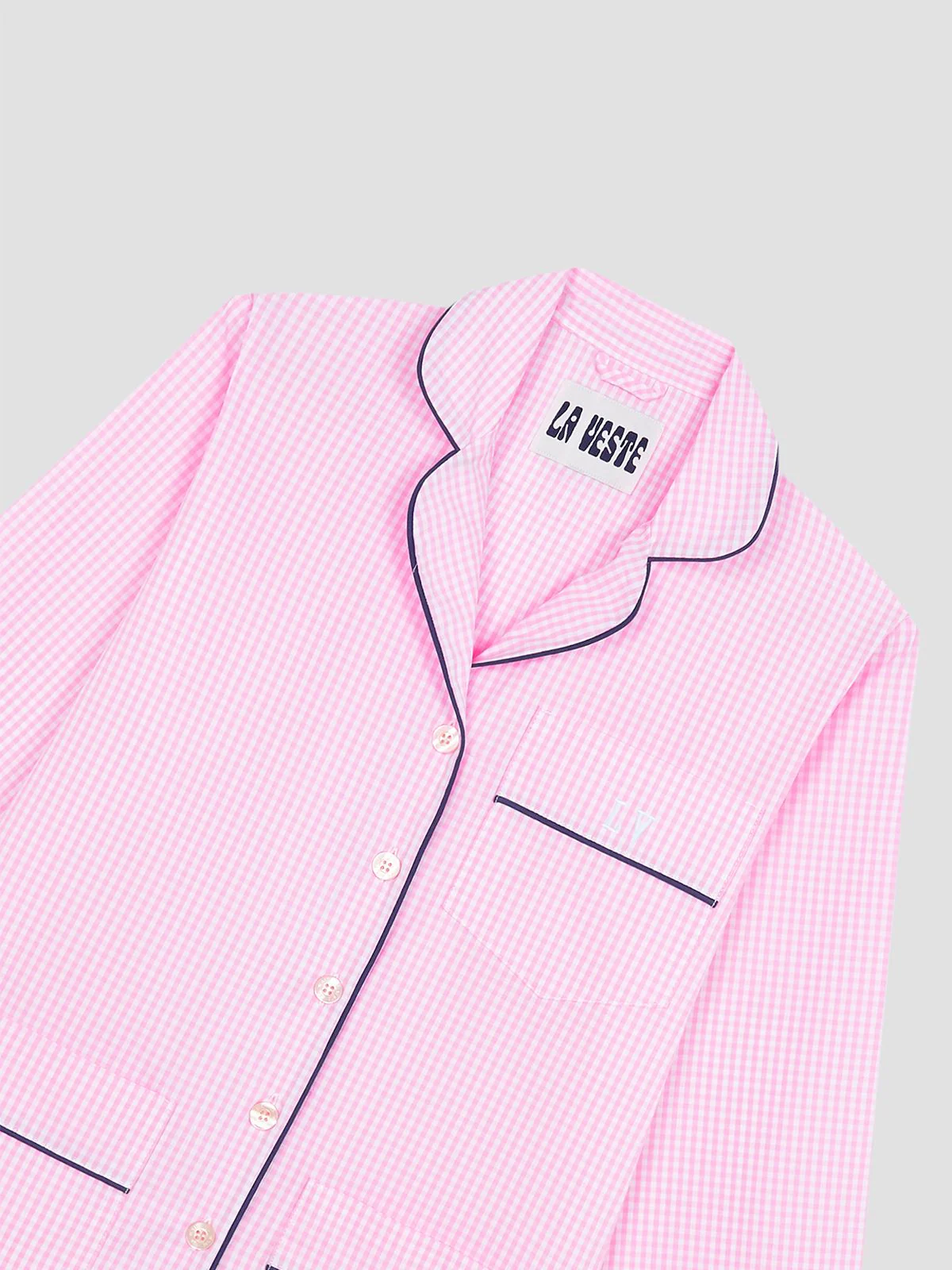 Alpino Pijama Check Pink - Image 4