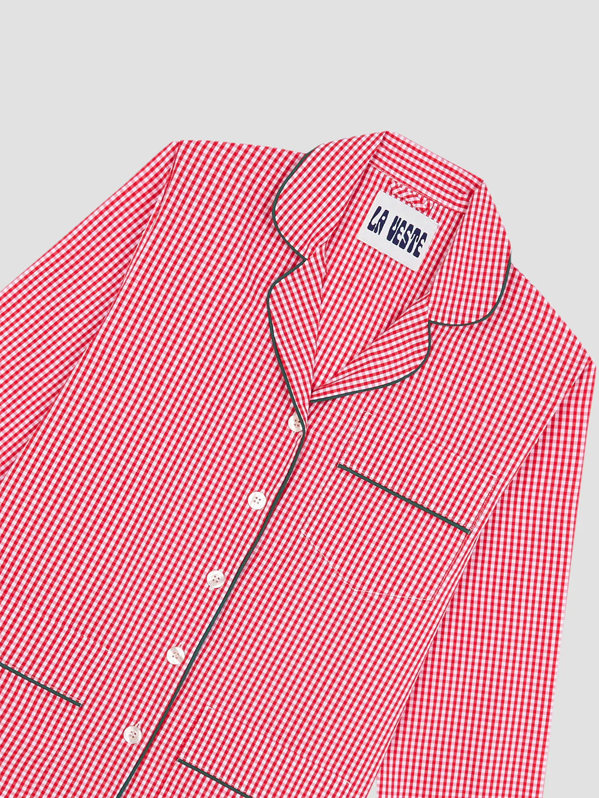 Alpino Pijama Check Red - Image 3