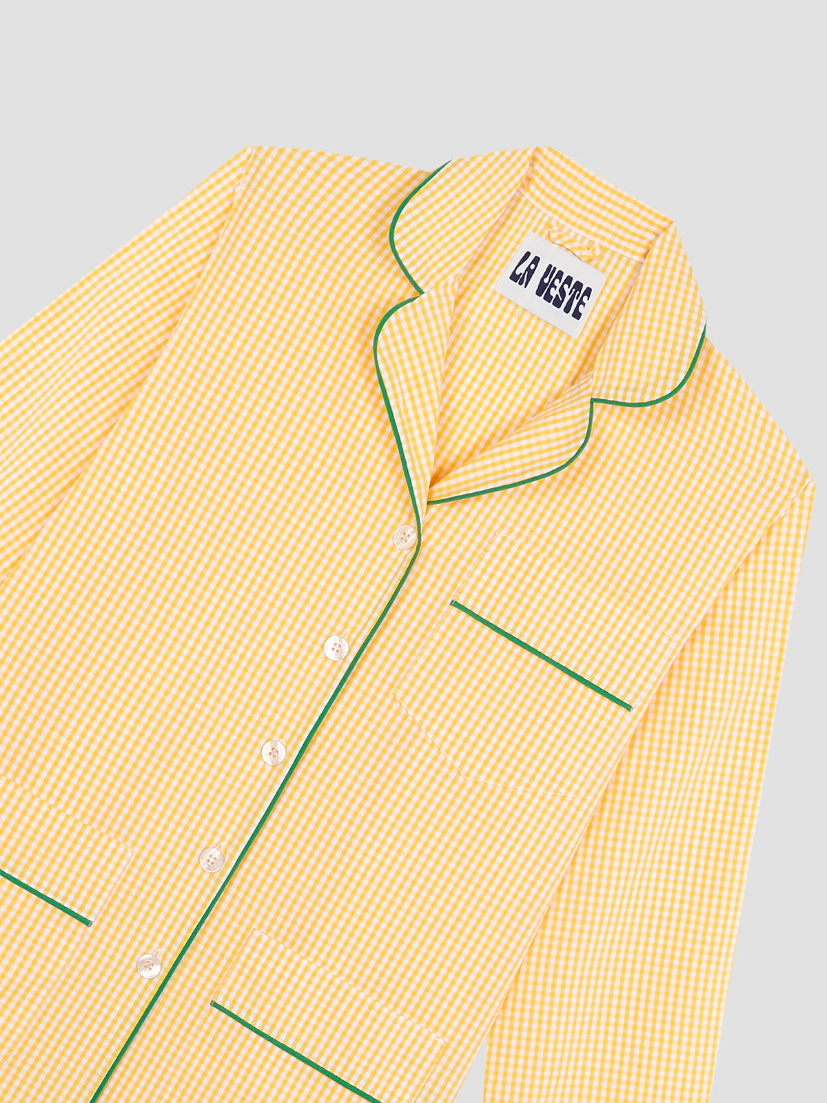 Alpino Pijama Check Yellow - Image 3