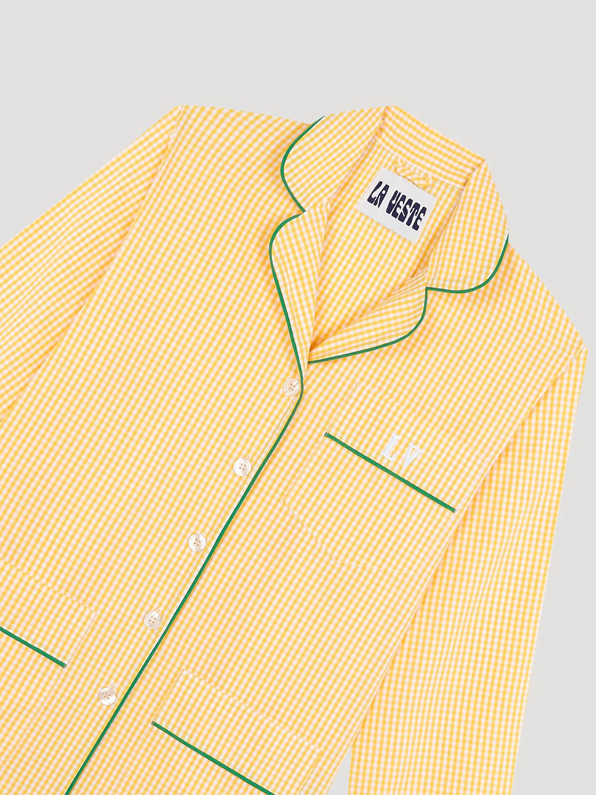Alpino Pijama Check Yellow - Image 4
