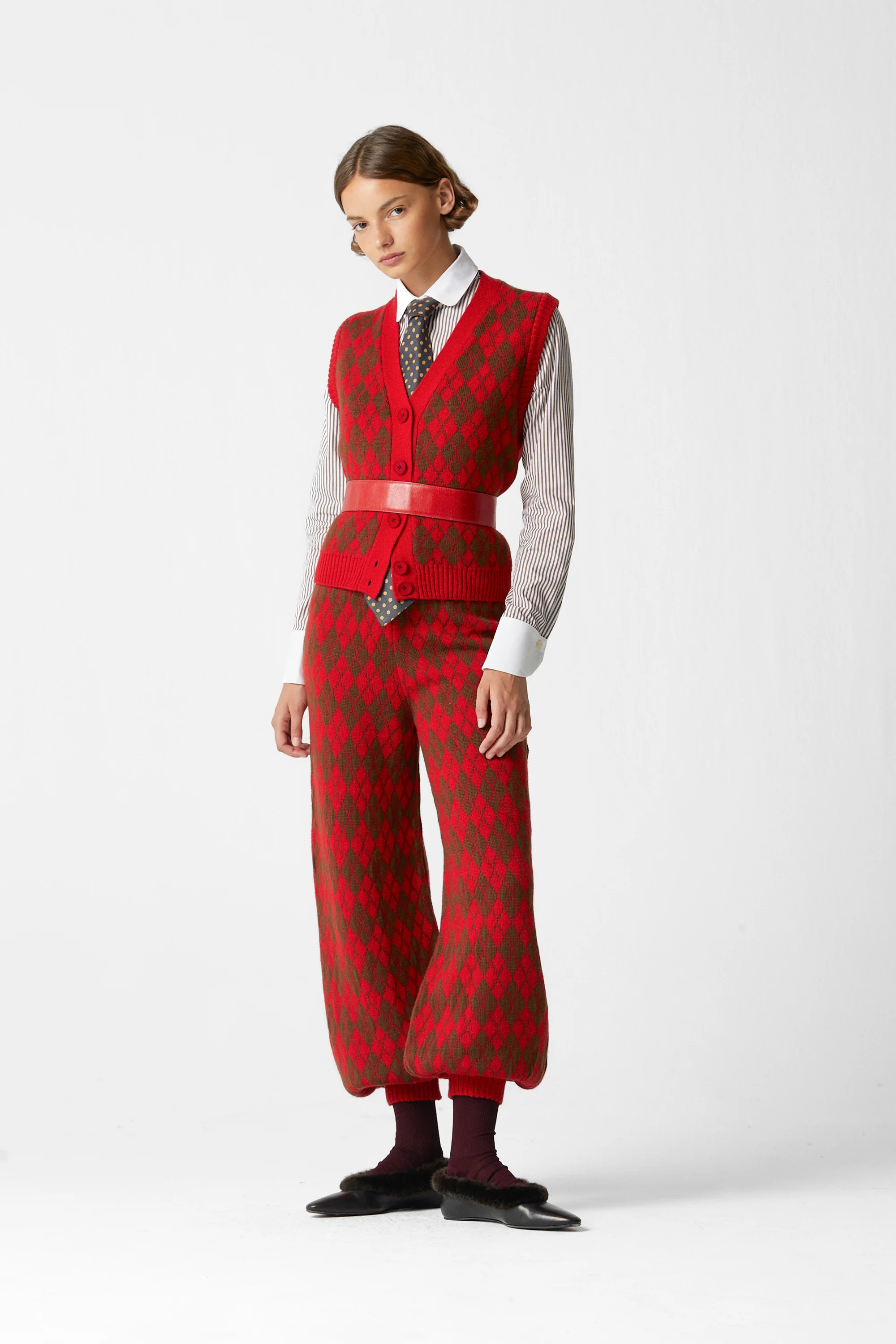 Arlequín Knit Pants Red - Image 3