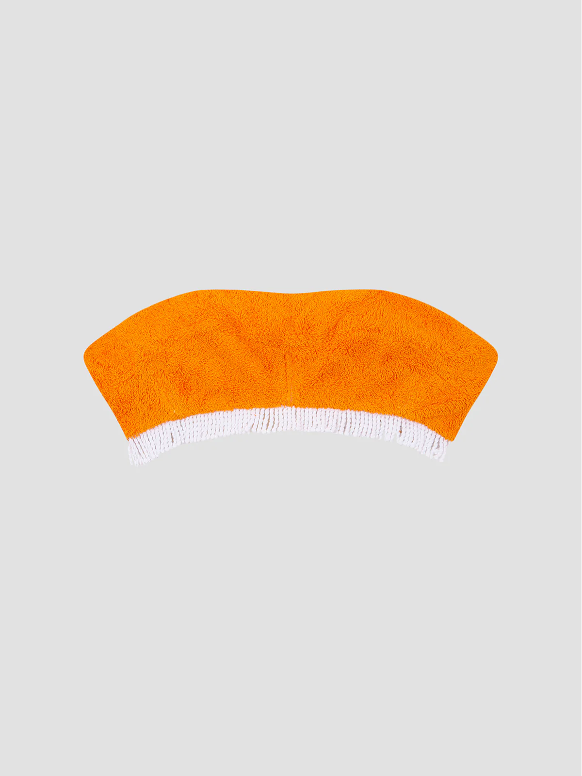 Bandeau Top Towel Fringed Orange