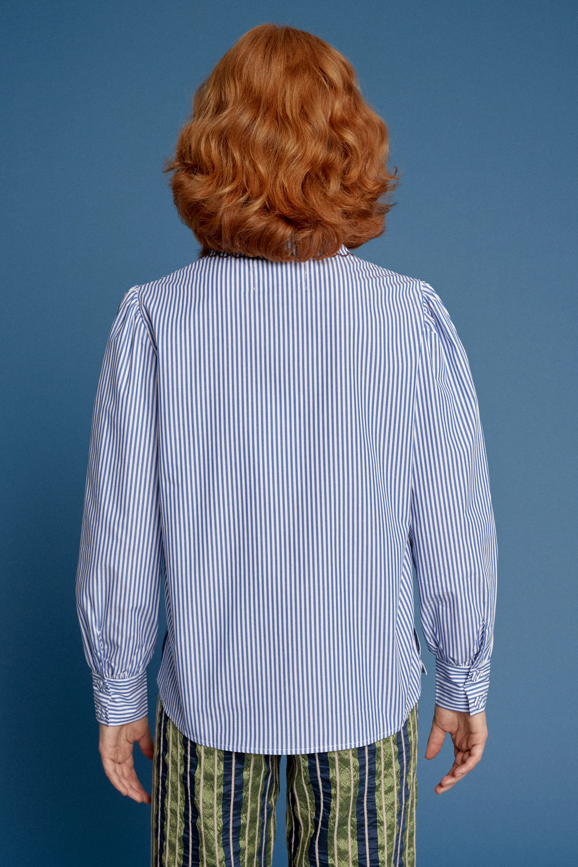 Blackboard Shirt Striped Blue - Image 5