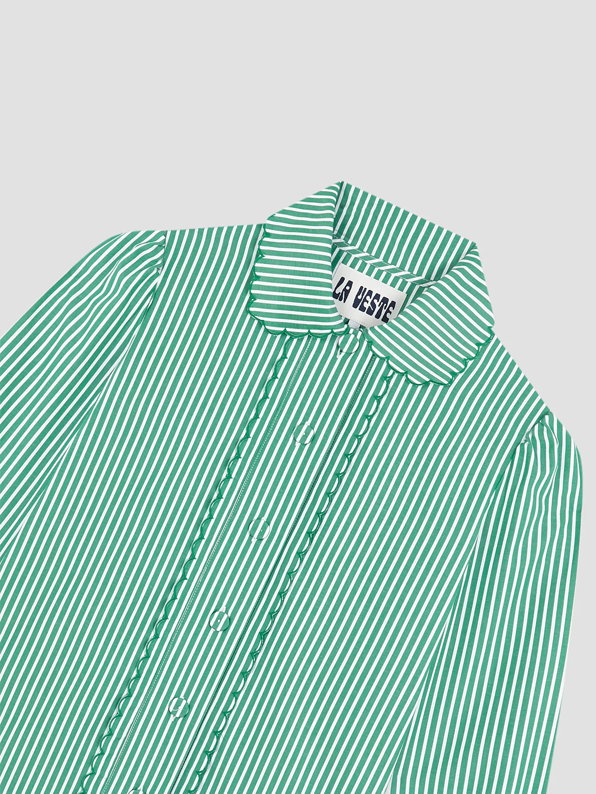 Blackboard Shirt Striped Green - Image 3