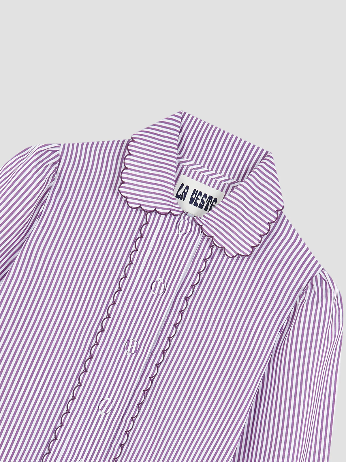 Blackboard Shirt Striped Purple - Image 3
