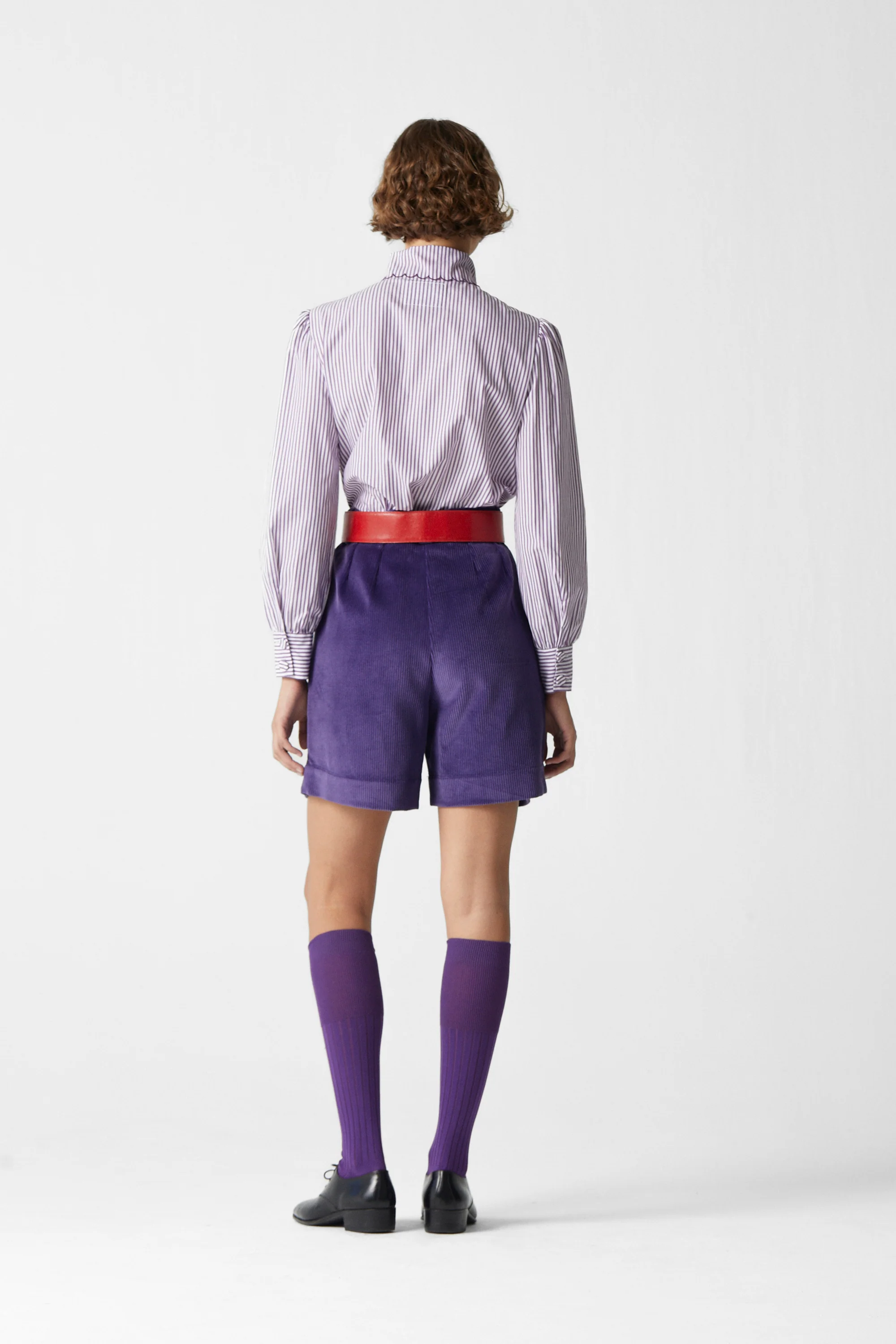 Blackboard Shirt Striped Purple - Image 5