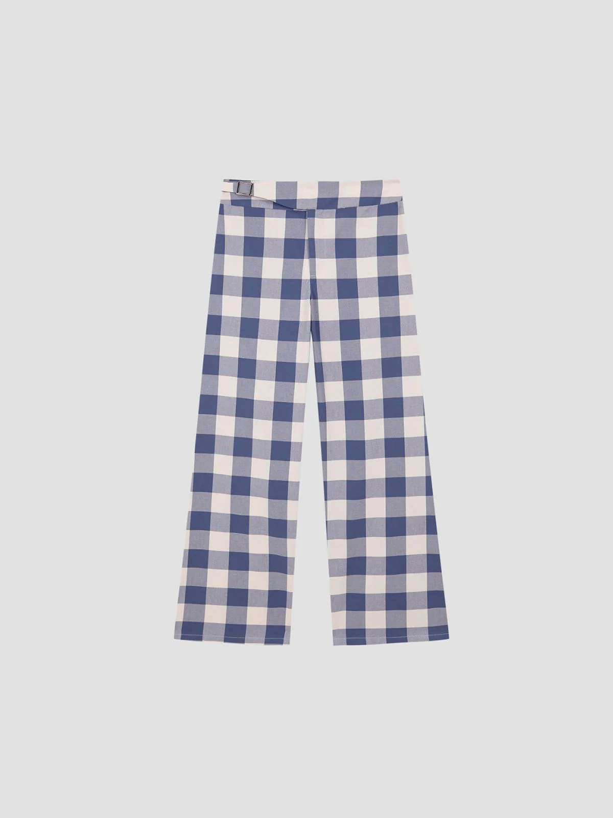 Blue Check Pants