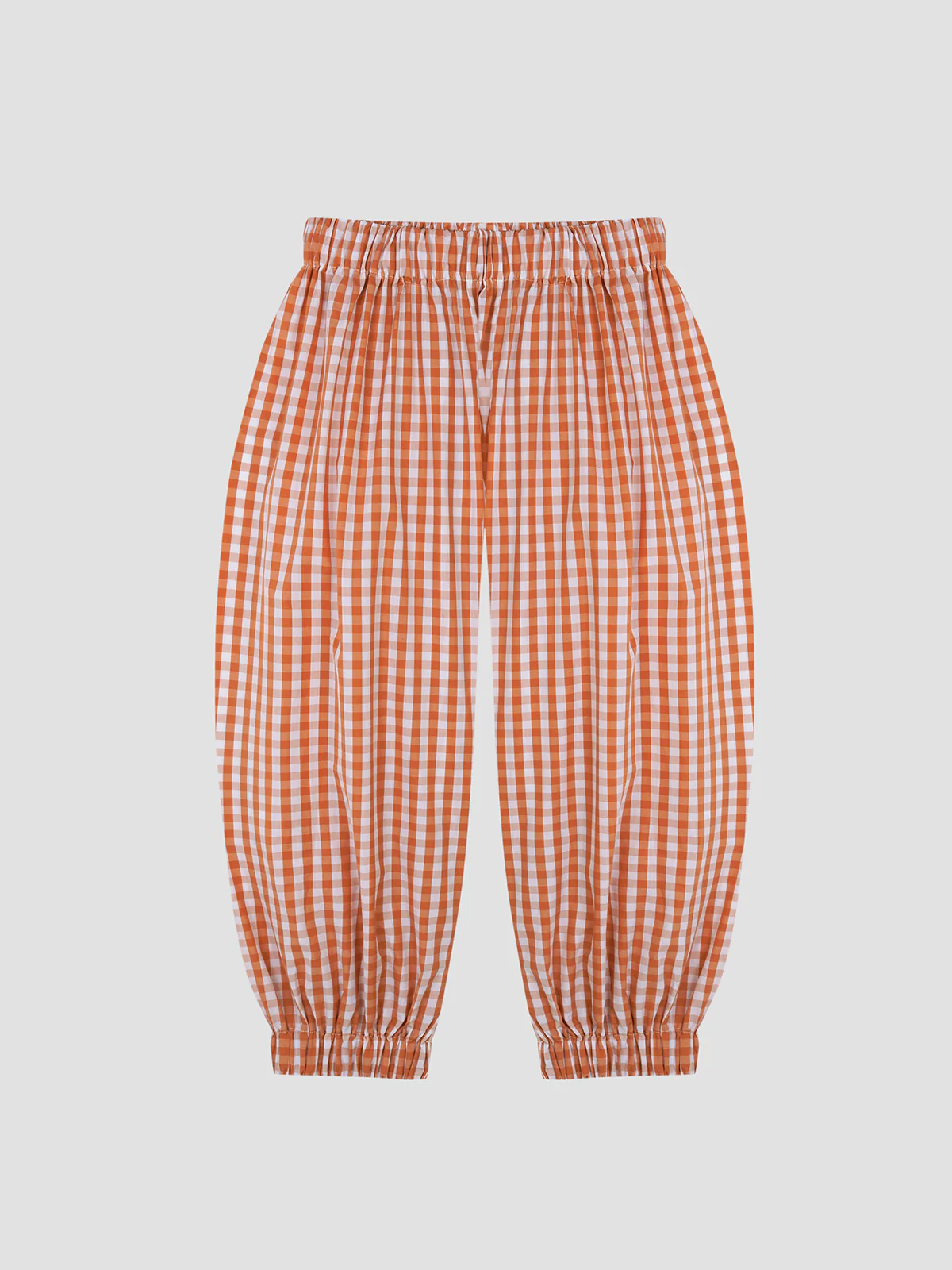 Bombacho Pants Big Check Café