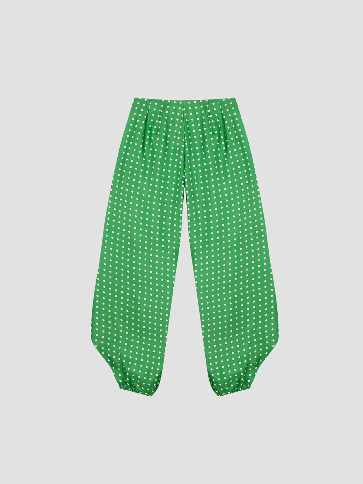 Boogie Silk Dots Pants Green - Image 7