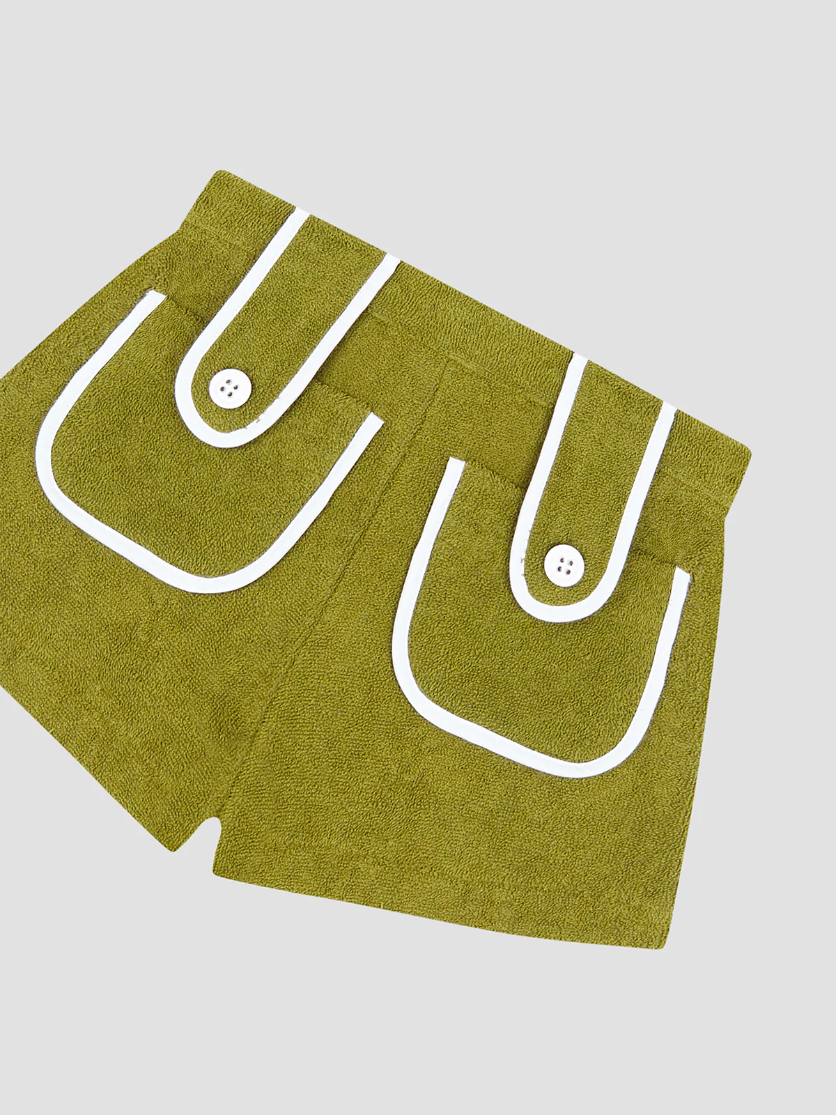Carambola Towel Shorts Kaki - Image 2