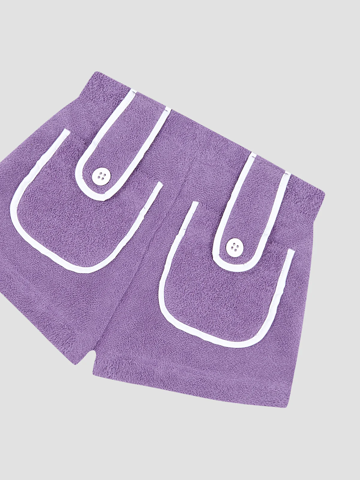 Carambola Towel Shorts Purple - Image 2