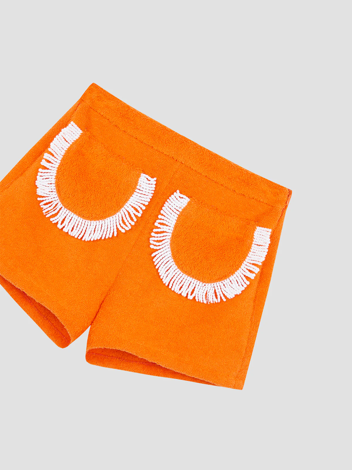 Carambola Shorts Fringed Orange - Image 2