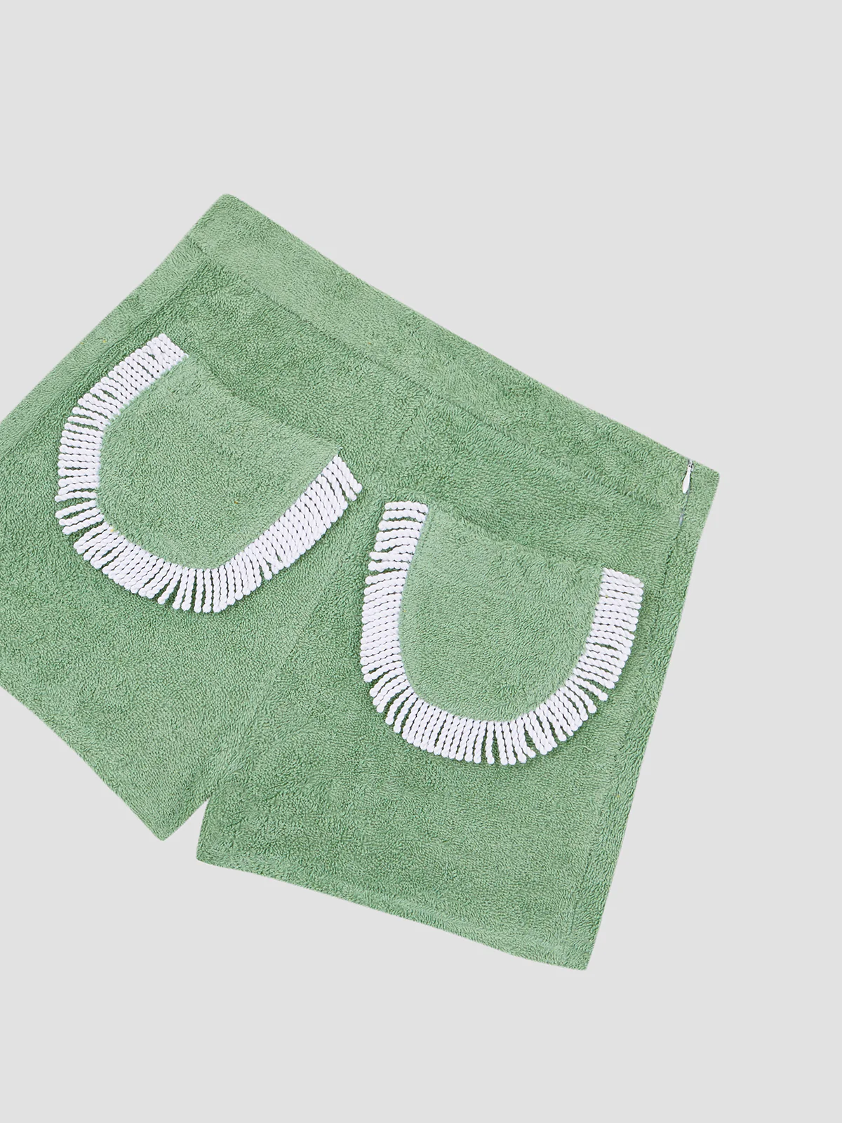 Carambola Shorts Fringed Green - Image 2