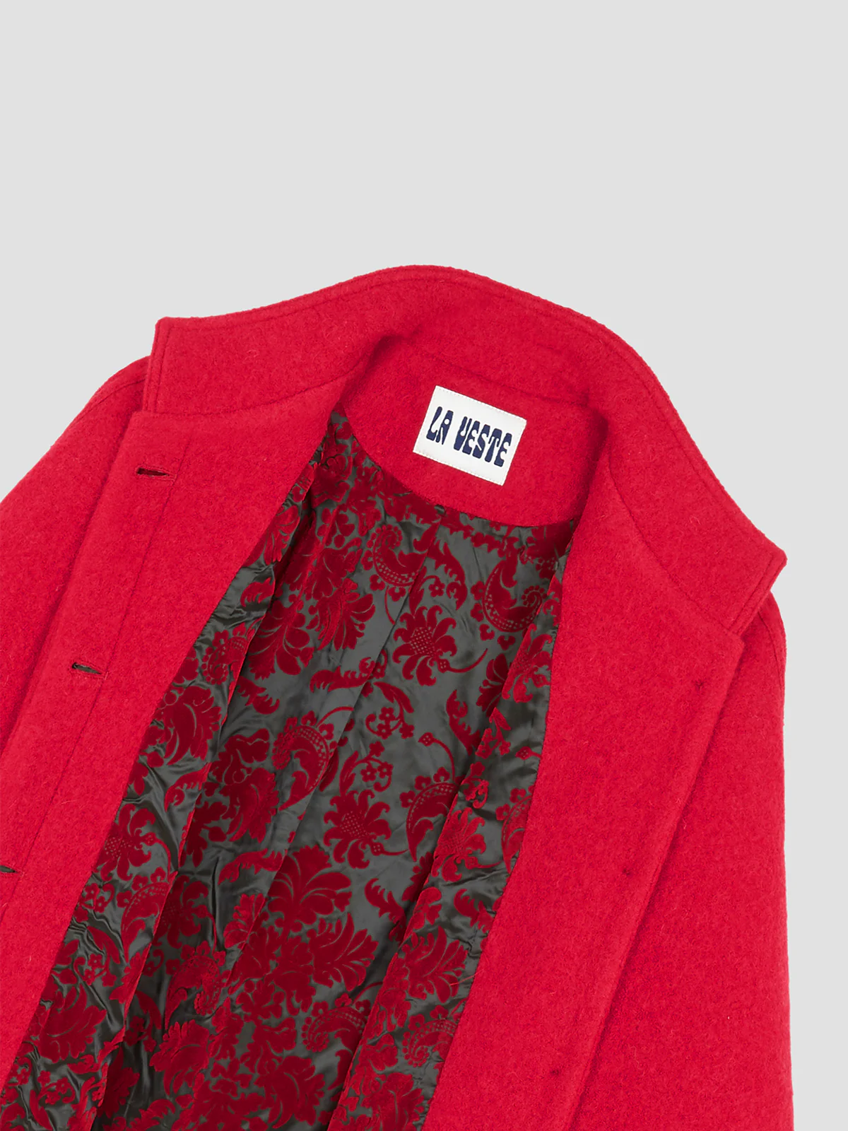 D' Artagnan Wool Cape Red - Image 6