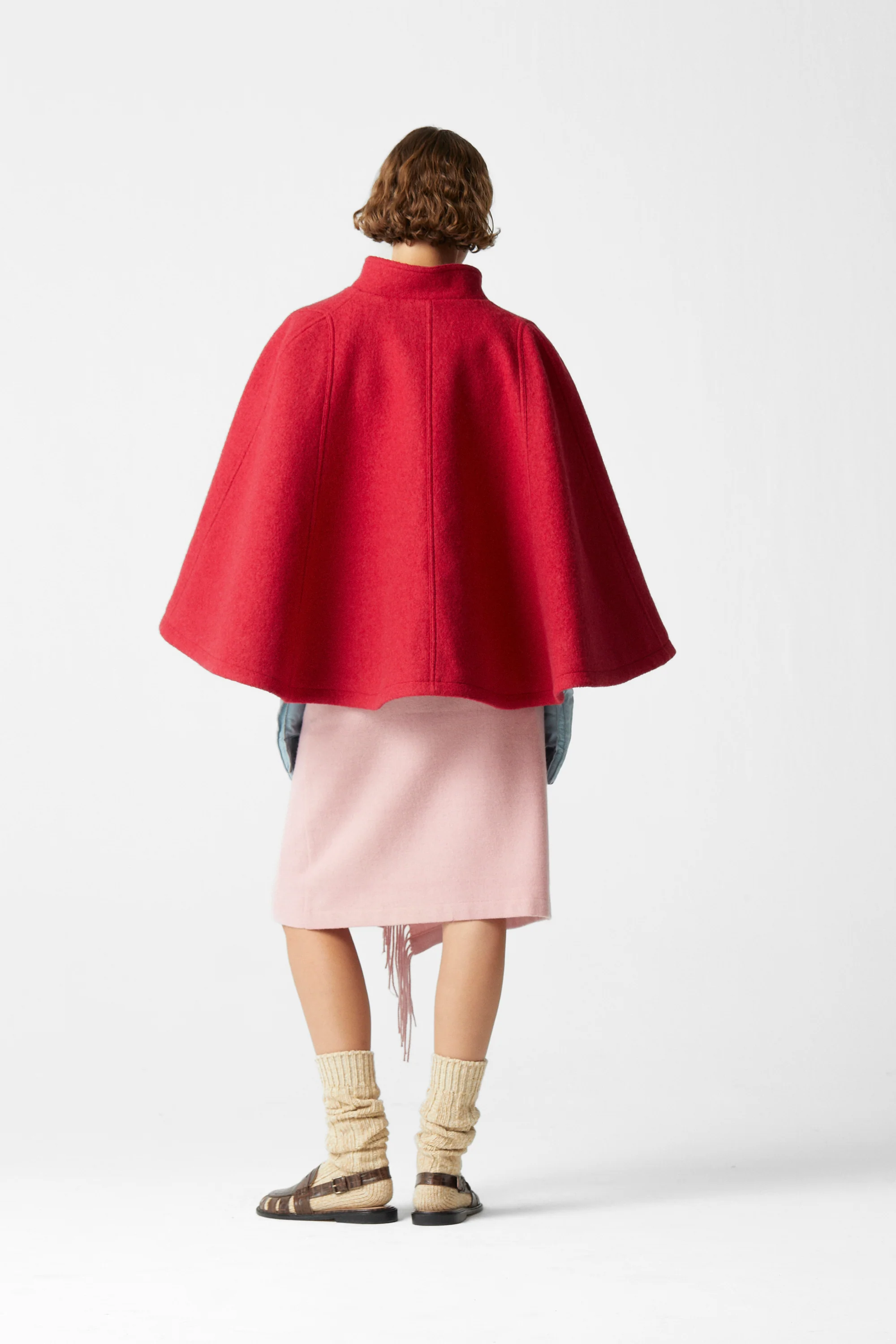 D' Artagnan Wool Cape Red - Image 7