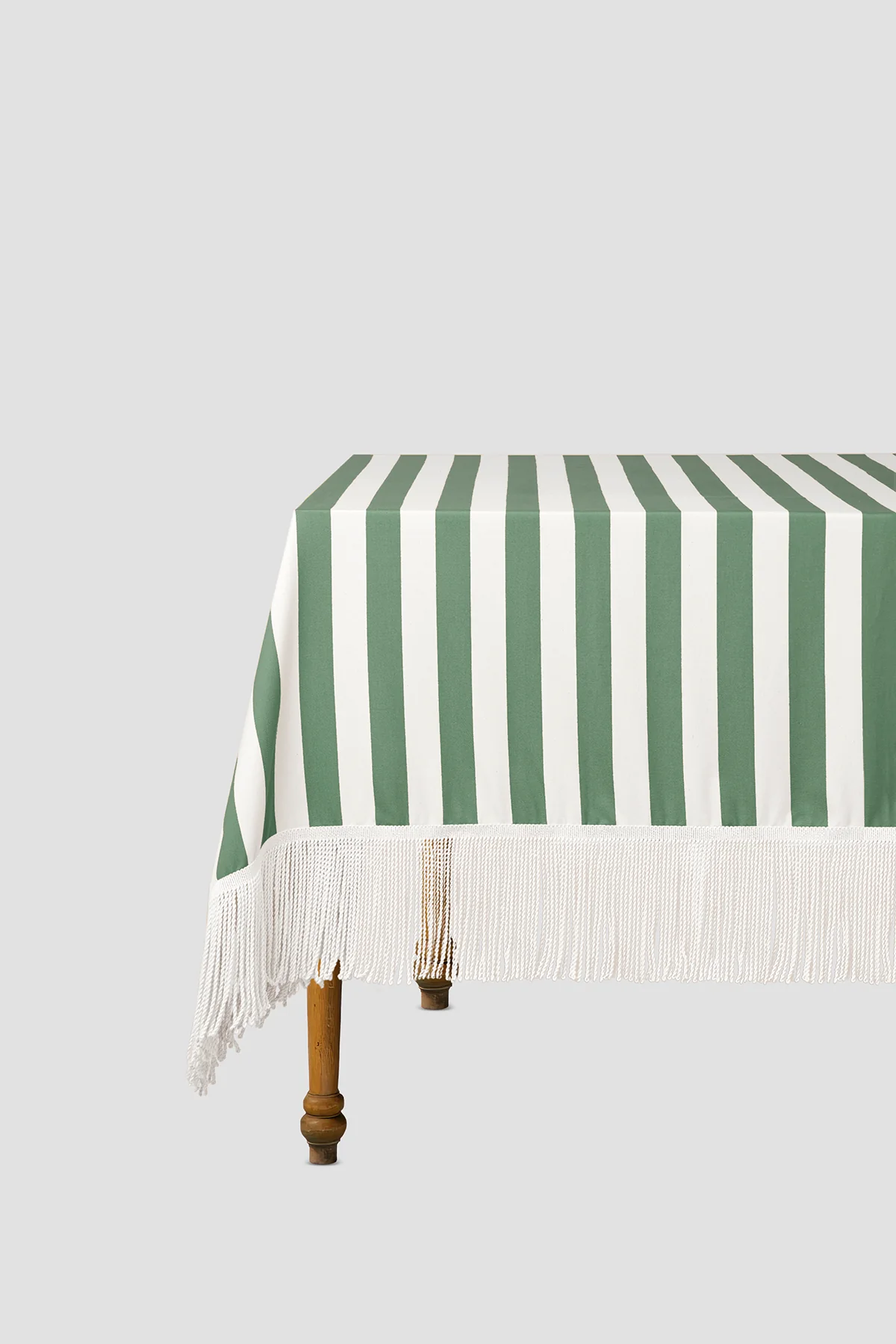 Fringed Parasol Tablecloth Green - Image 2