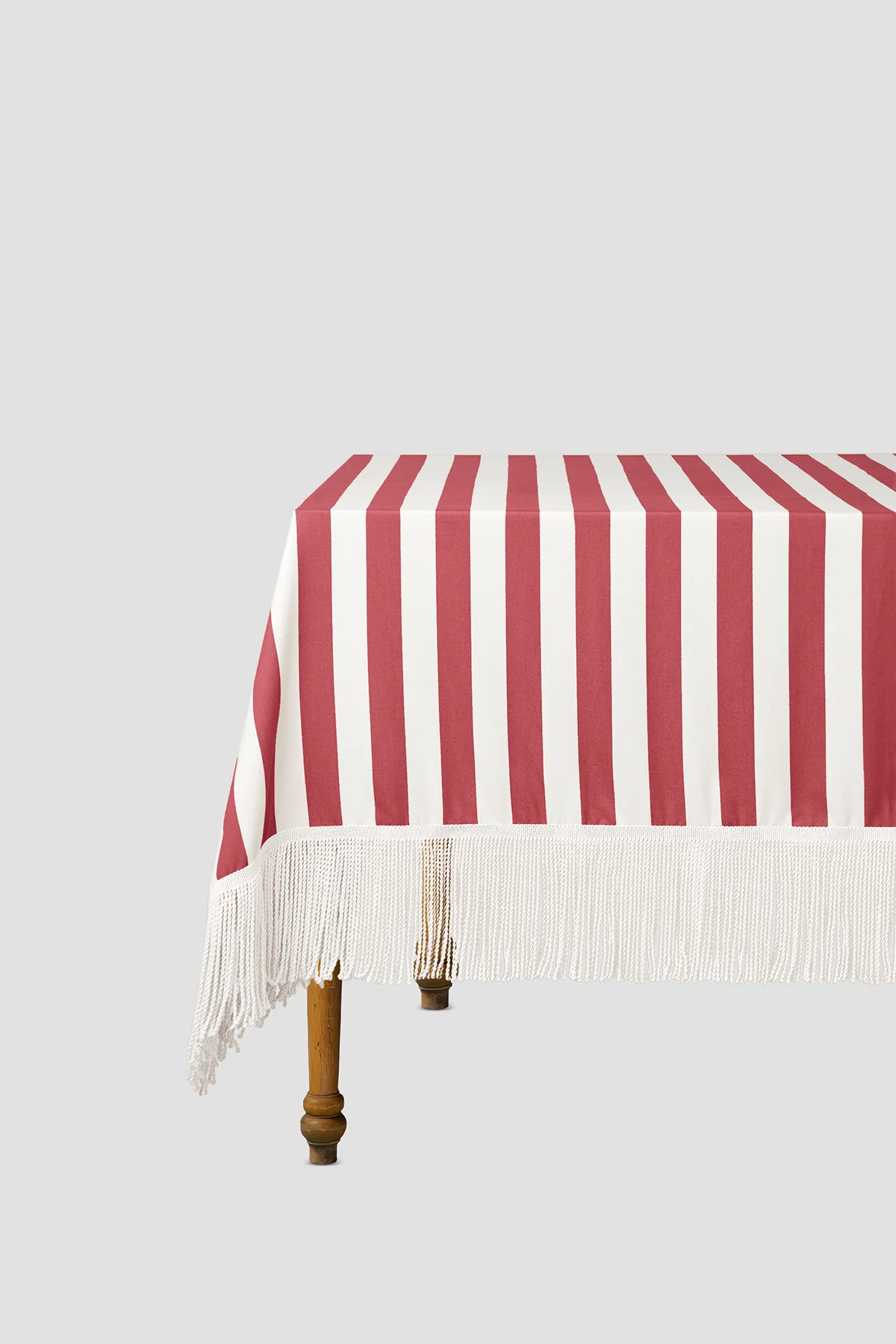 Fringed Parasol Tablecloth Red - Image 2