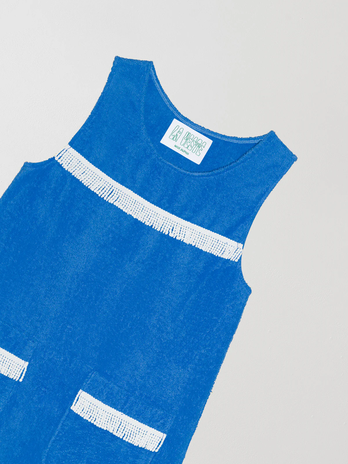 Fringes Mini Towel Blue - Image 2