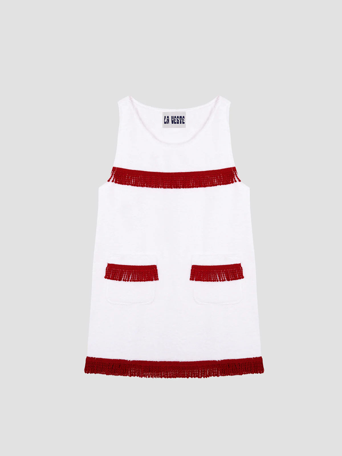 Fringes Mini Towel White