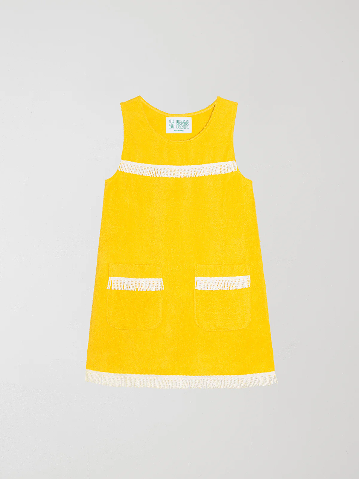 Fringes Mini Towel Yellow