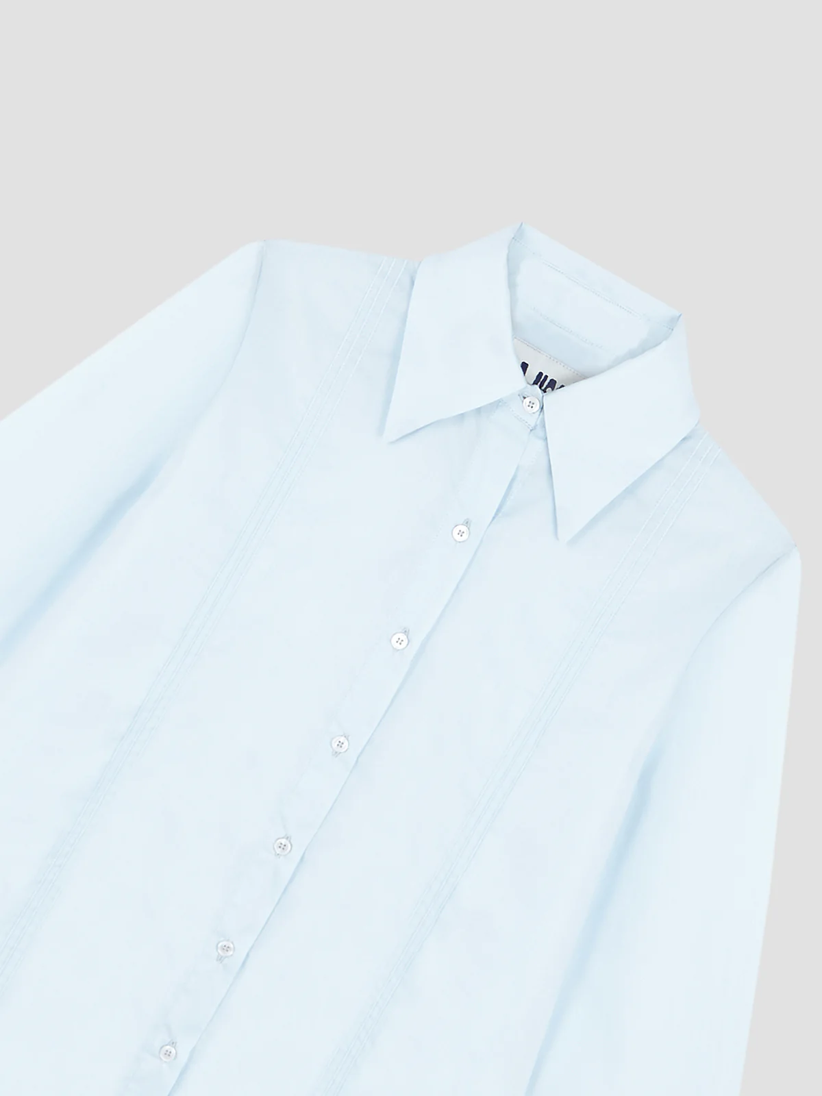 Gina Cotton Shirt Celeste - Image 5