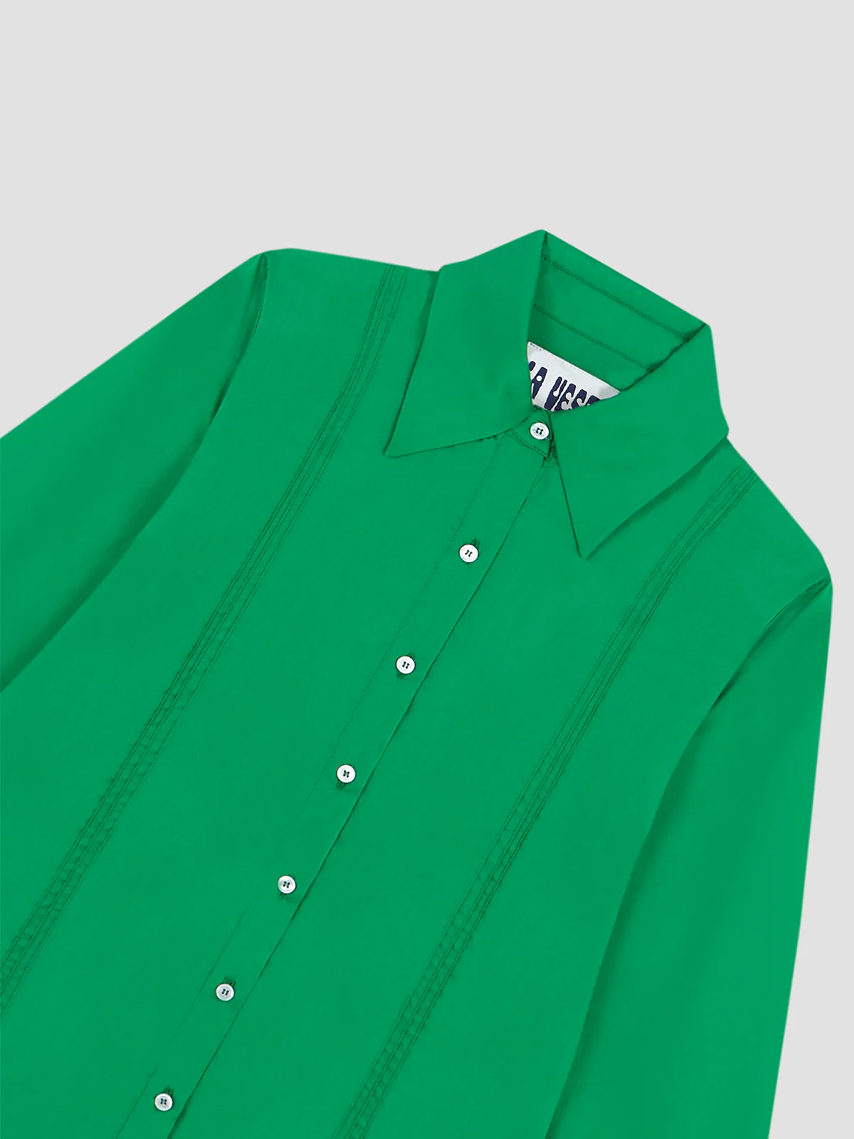 Gina Cotton Shirt Green - Image 6
