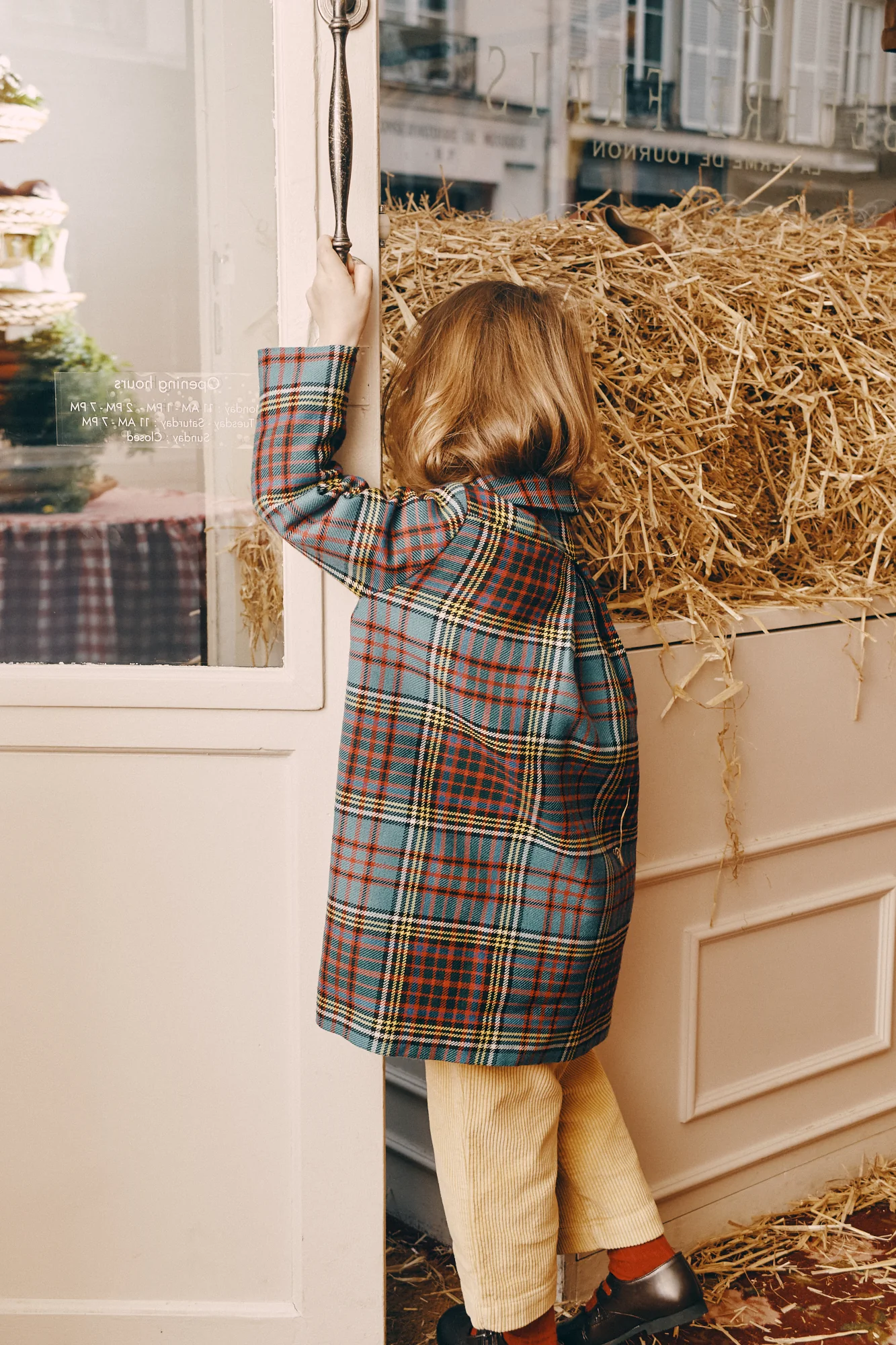Heidi Coat Tartan Multicolor - Image 2