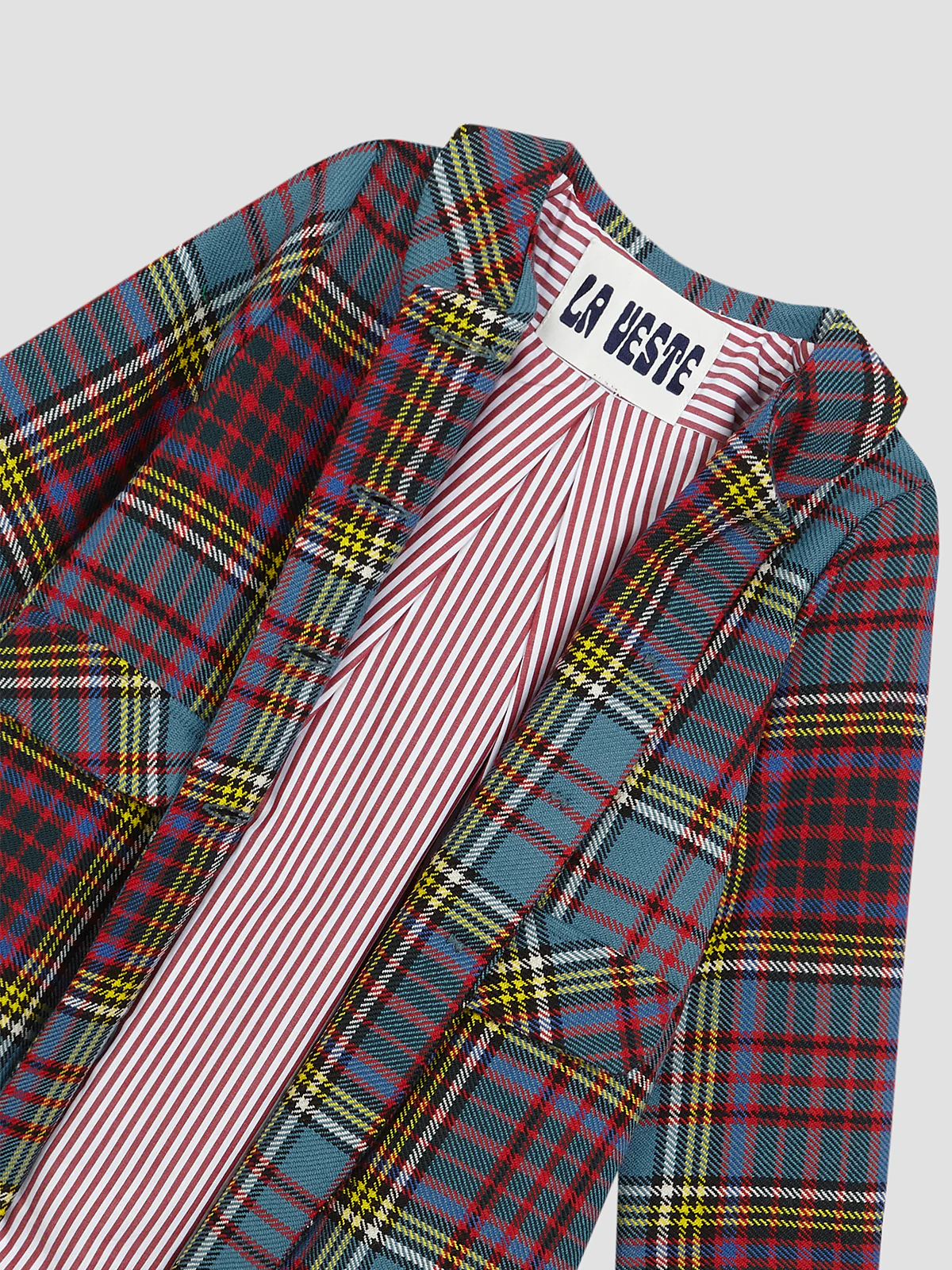 Heidi Coat Tartan Multicolor - Image 8