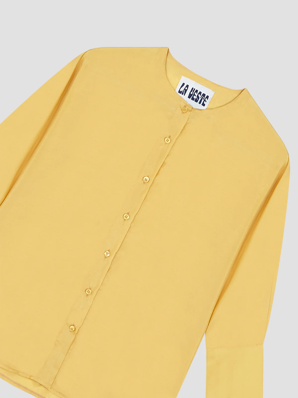 Holiday Silk Shirt Mustard - Image 5