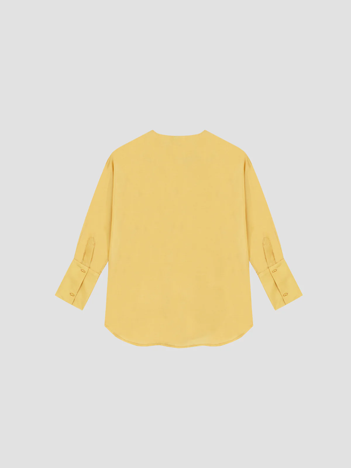 Holiday Silk Shirt Mustard - Image 6