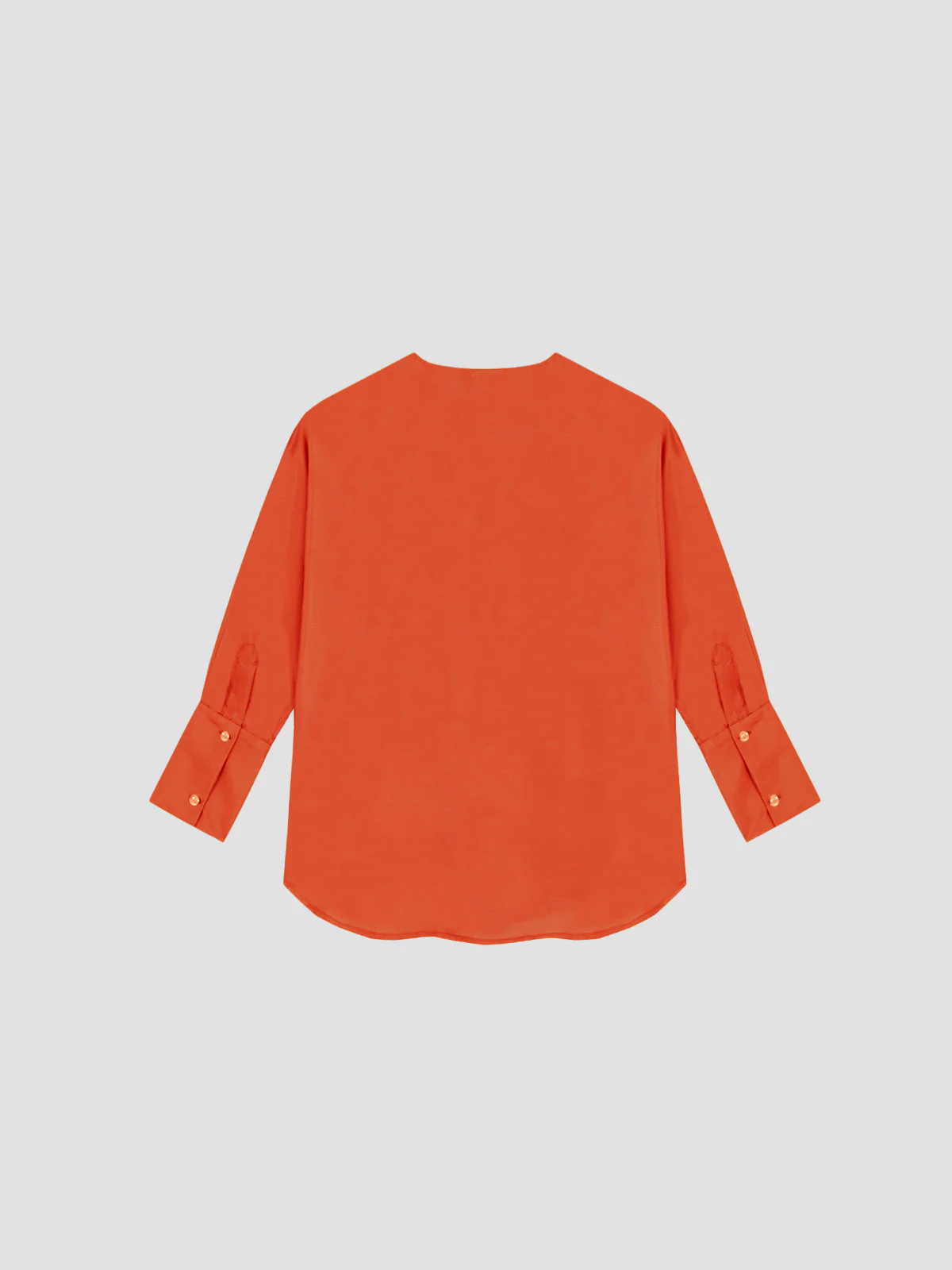 Holiday Silk Shirt Orange - Image 3