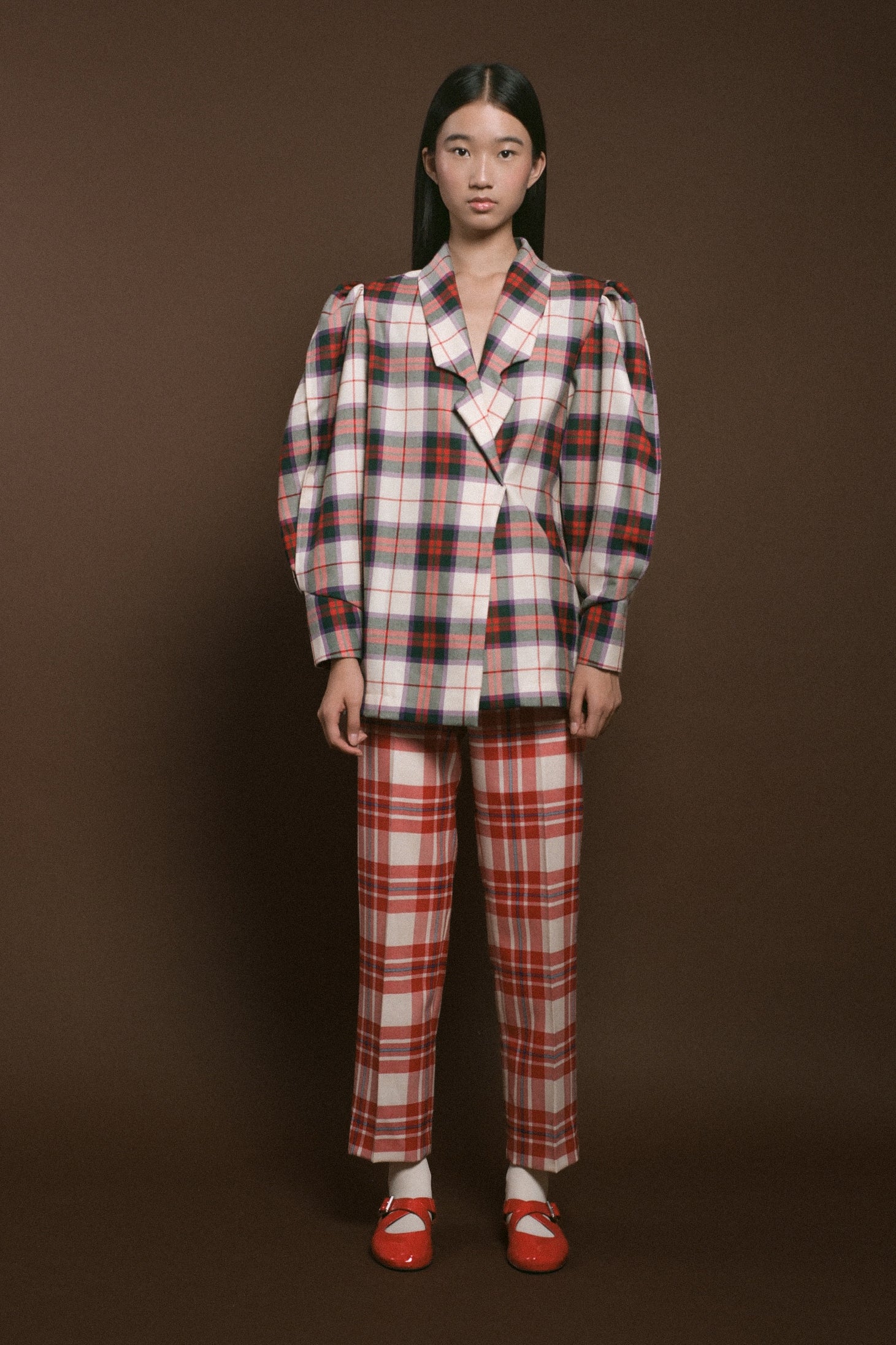 Jason Red Check Pants - Image 4