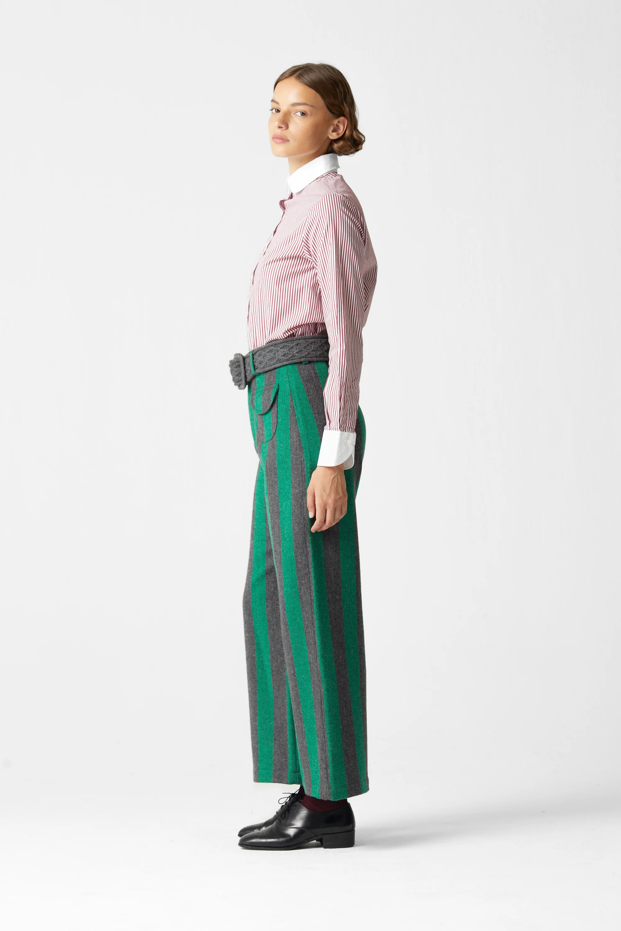 Jason Striped Wool Pants 03 - Image 5