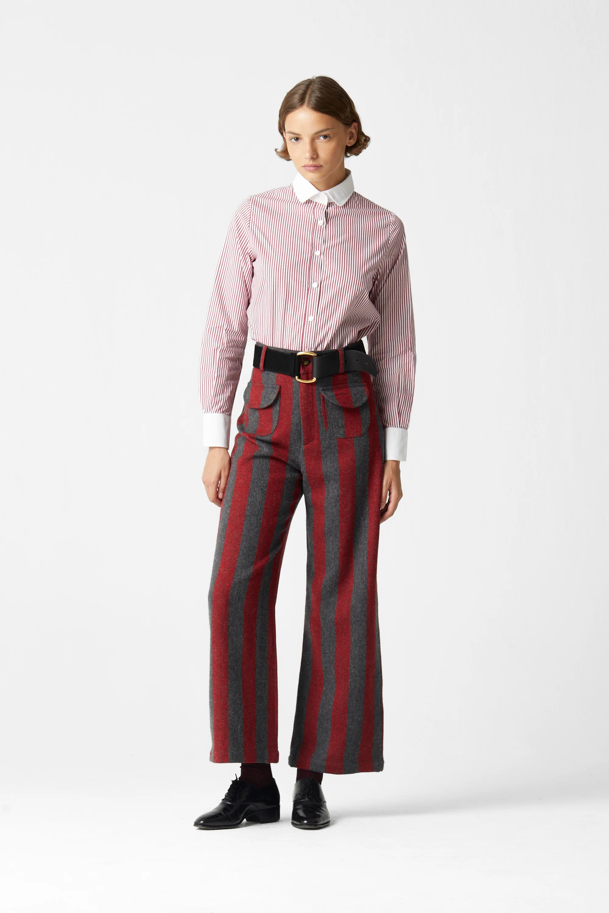 Jason Striped Wool Pants 04 - Image 7