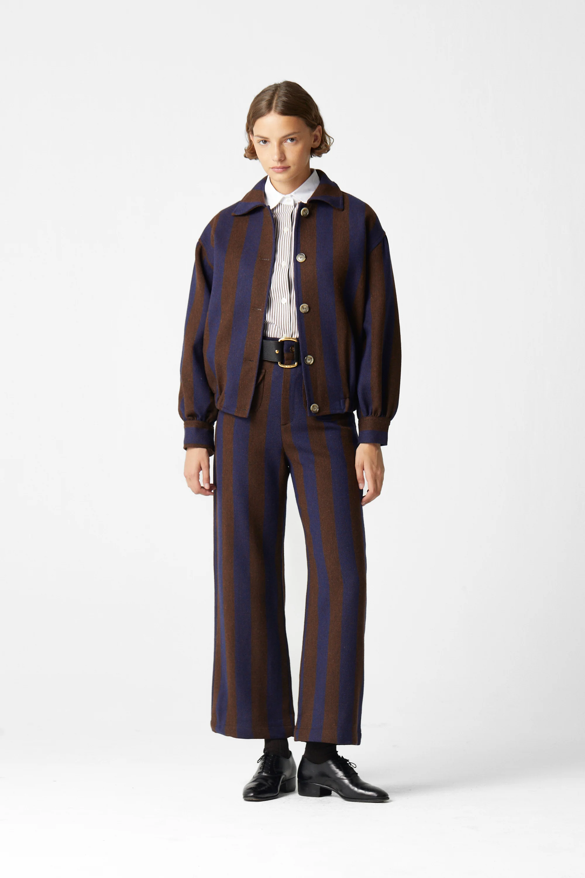 Jason Striped Wool Pants 05 - Image 3