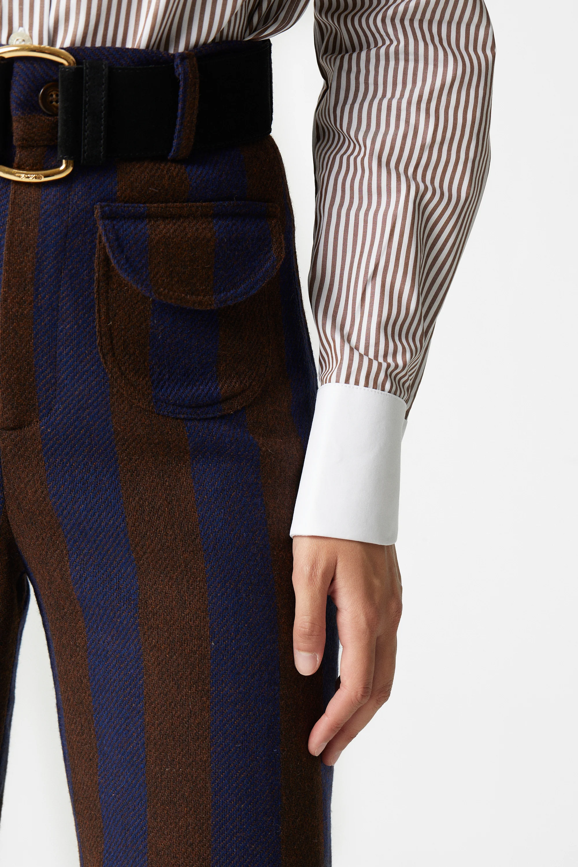 Jason Striped Wool Pants 05 - Image 6