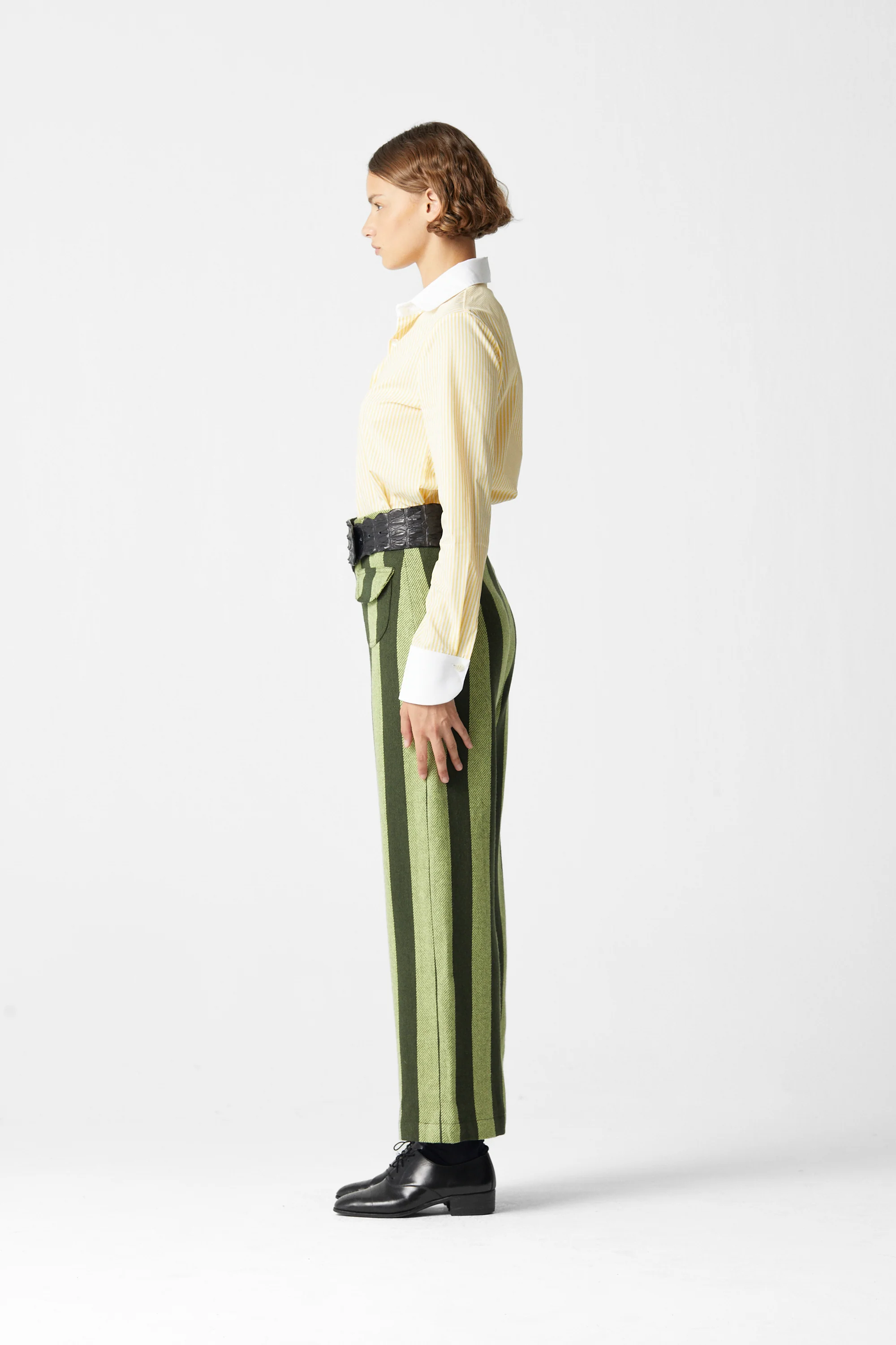 Jason Striped Wool Pants 08 - Image 3