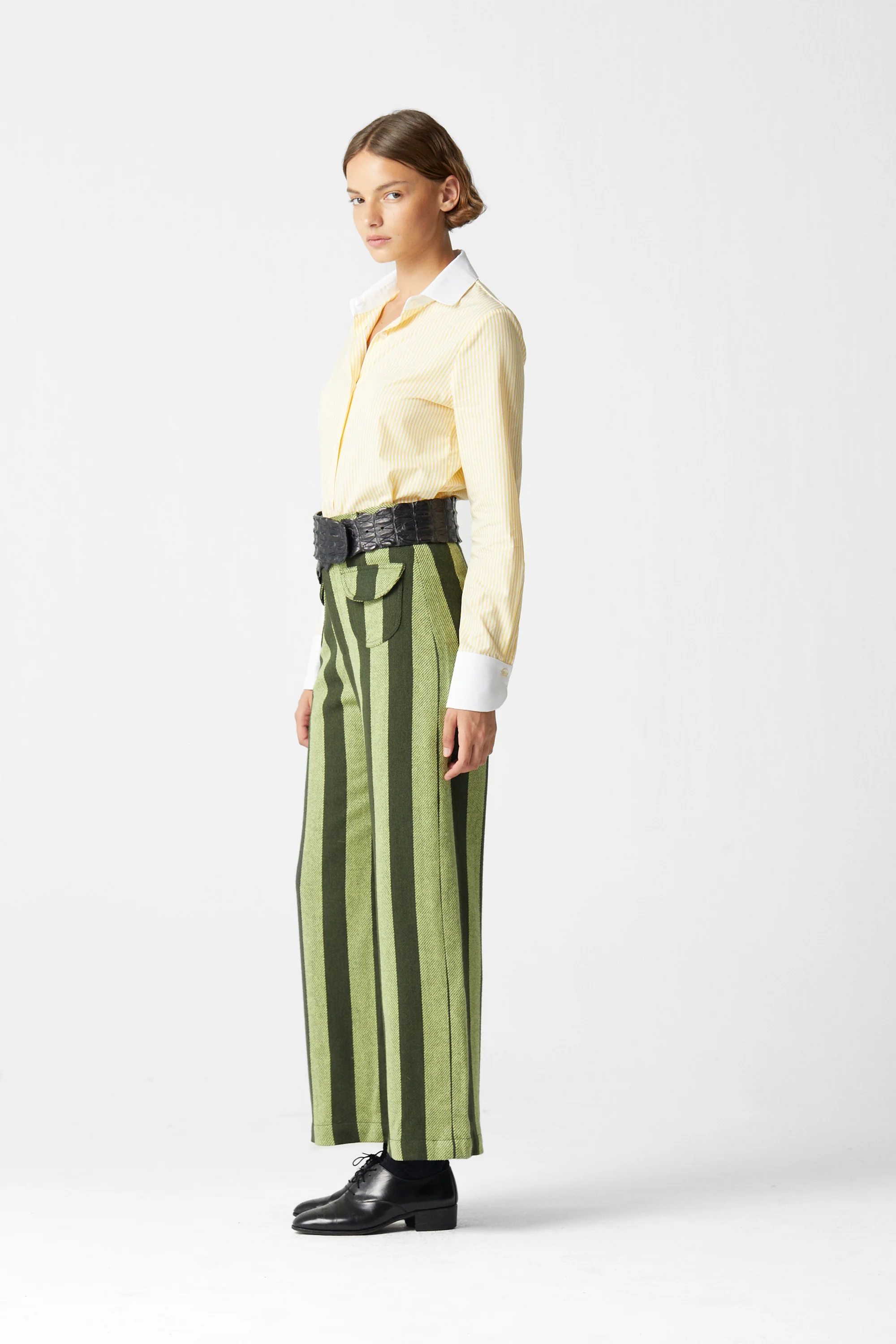 Jason Striped Wool Pants 08 - Image 4