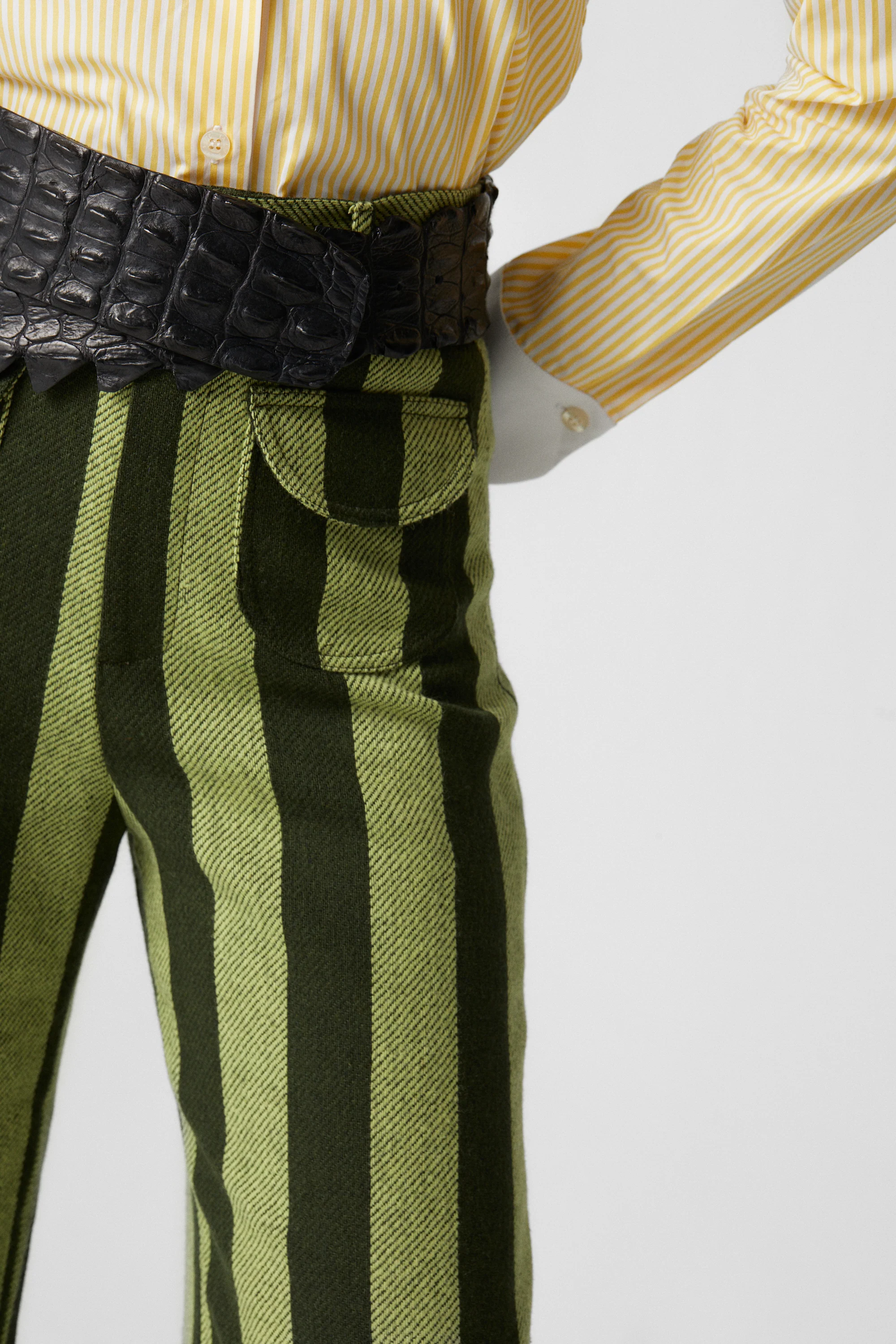 Jason Striped Wool Pants 08 - Image 6