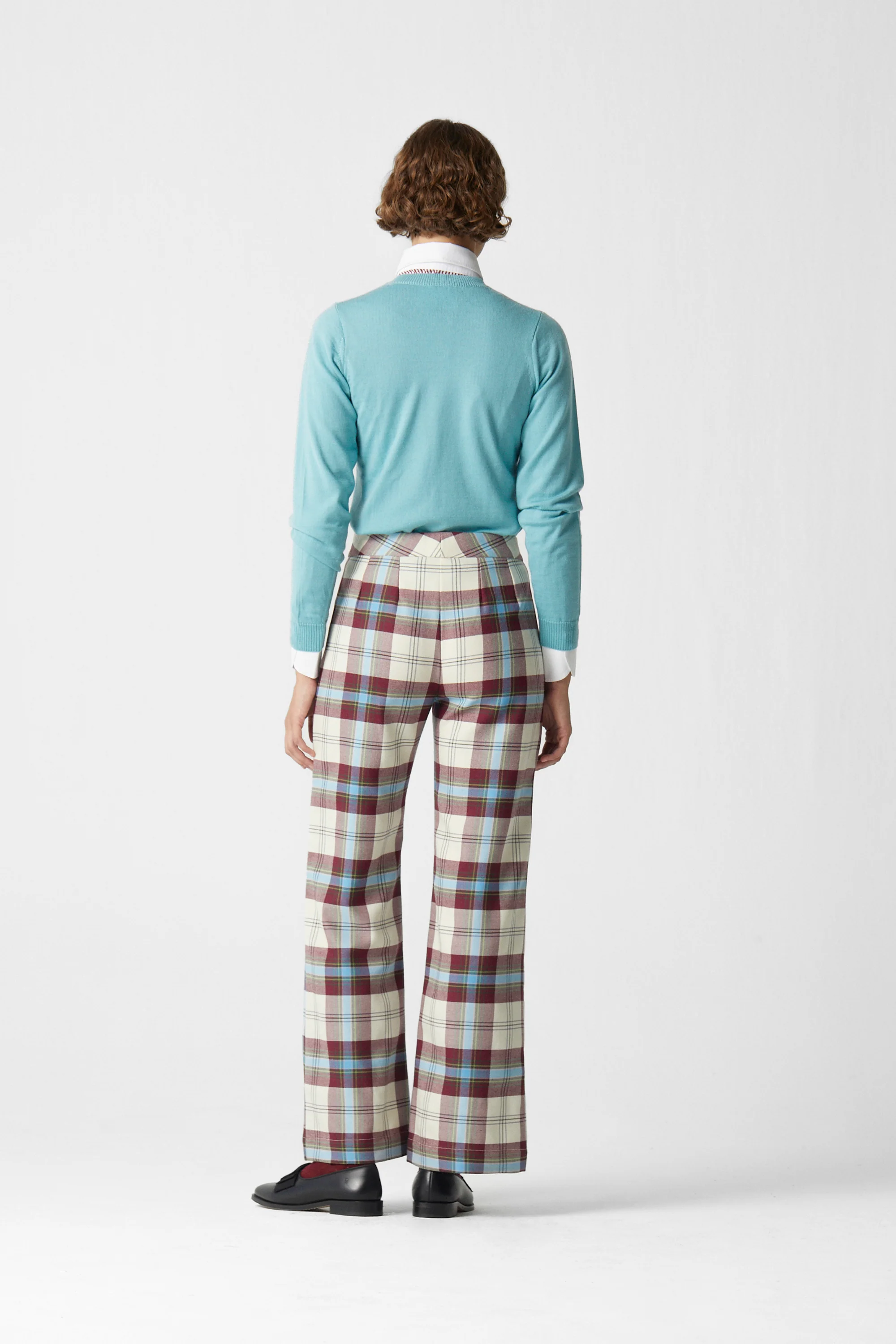 Jockey Pants Tartan Celeste - Image 4