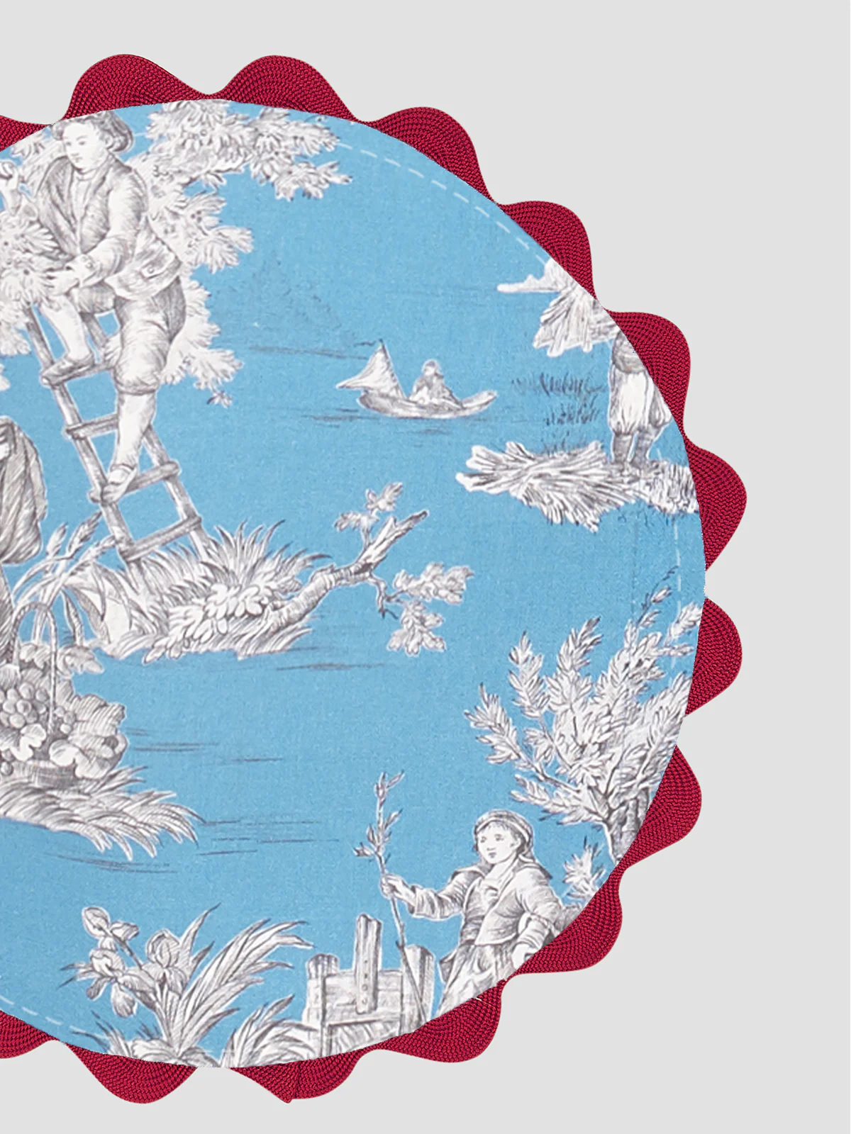 Jouy Underplate Blue - Image 2