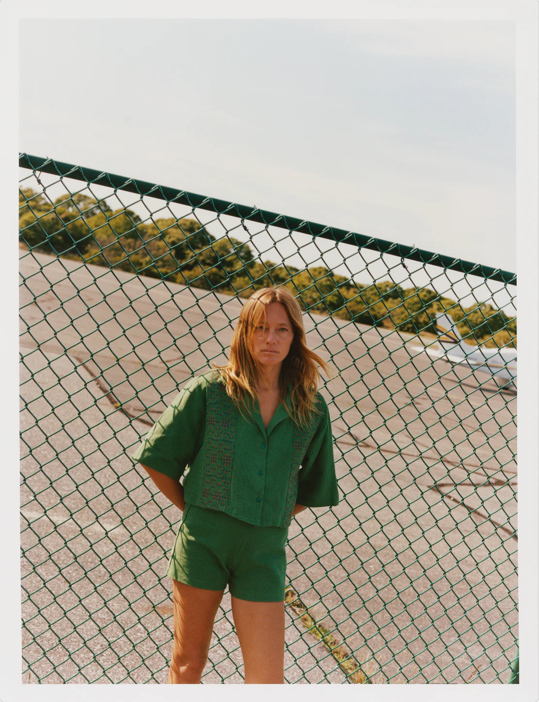 Juggle Patchwork Shirt Green - Image 6