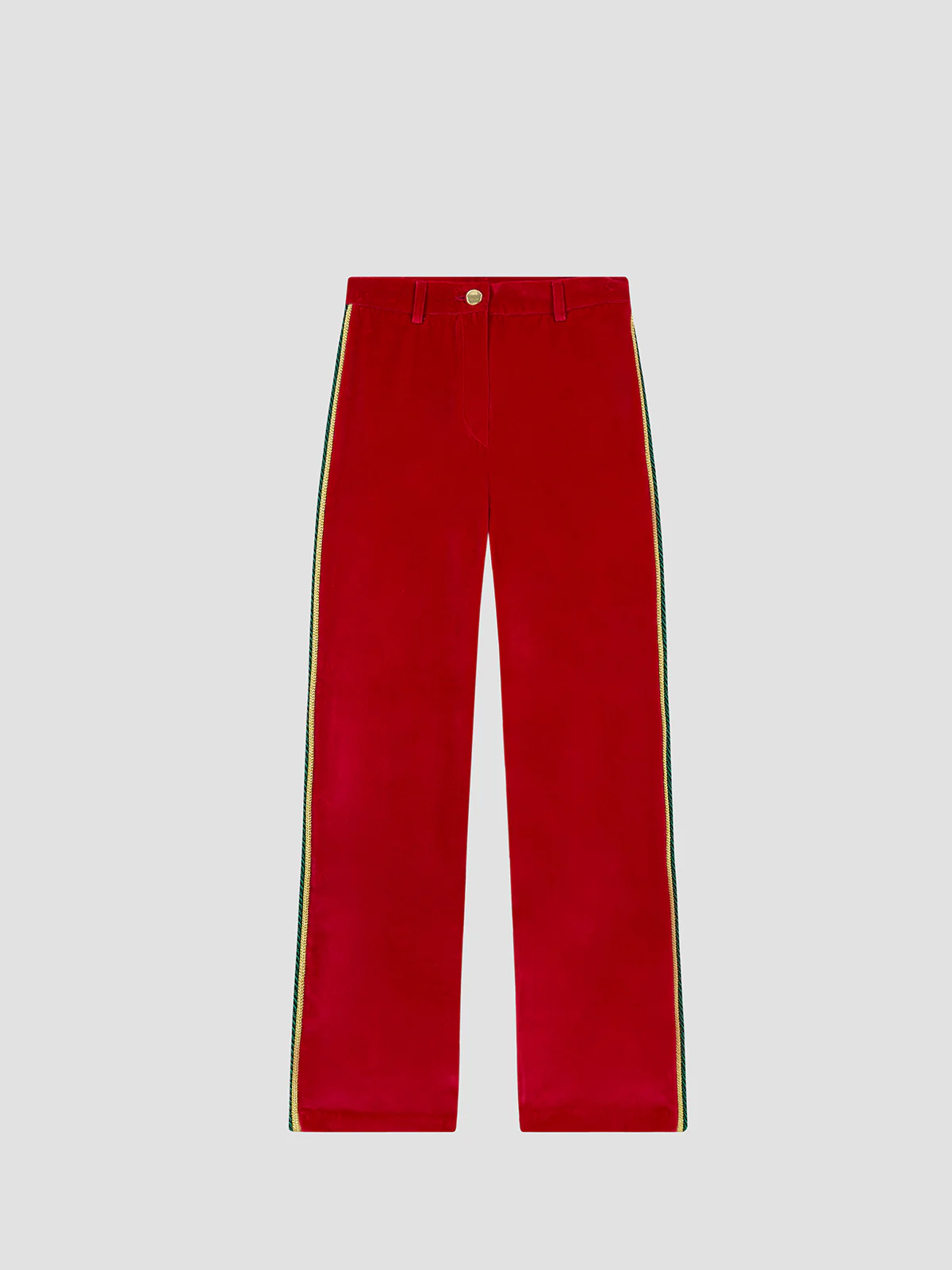 Leonor Pants Velvet Red