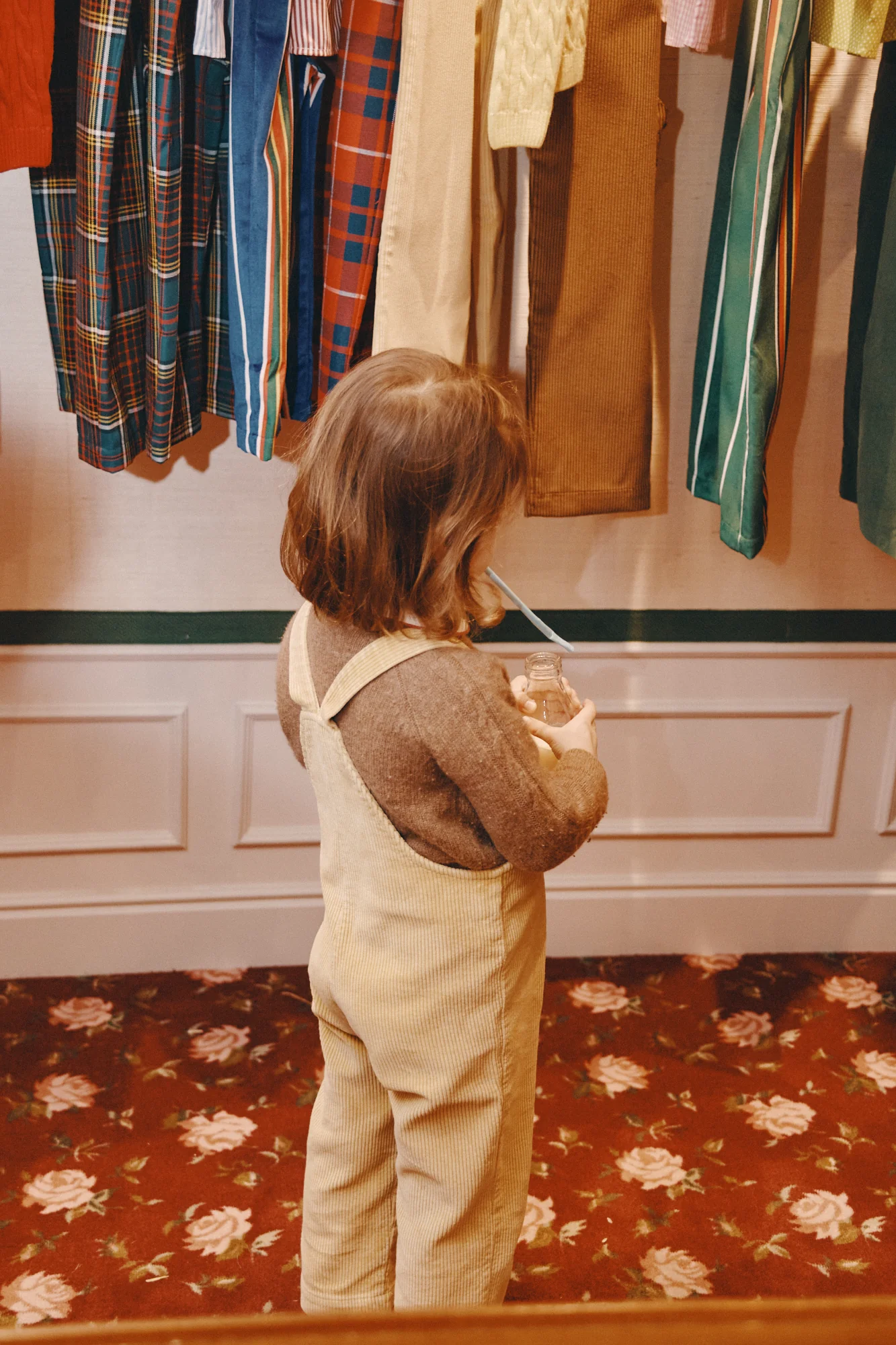 Mini Jumpsuit Corduroy Vanilla - Image 2