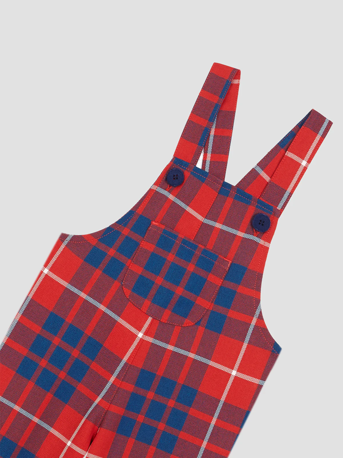 Mini Jumpsuit Tartan Red - Image 2