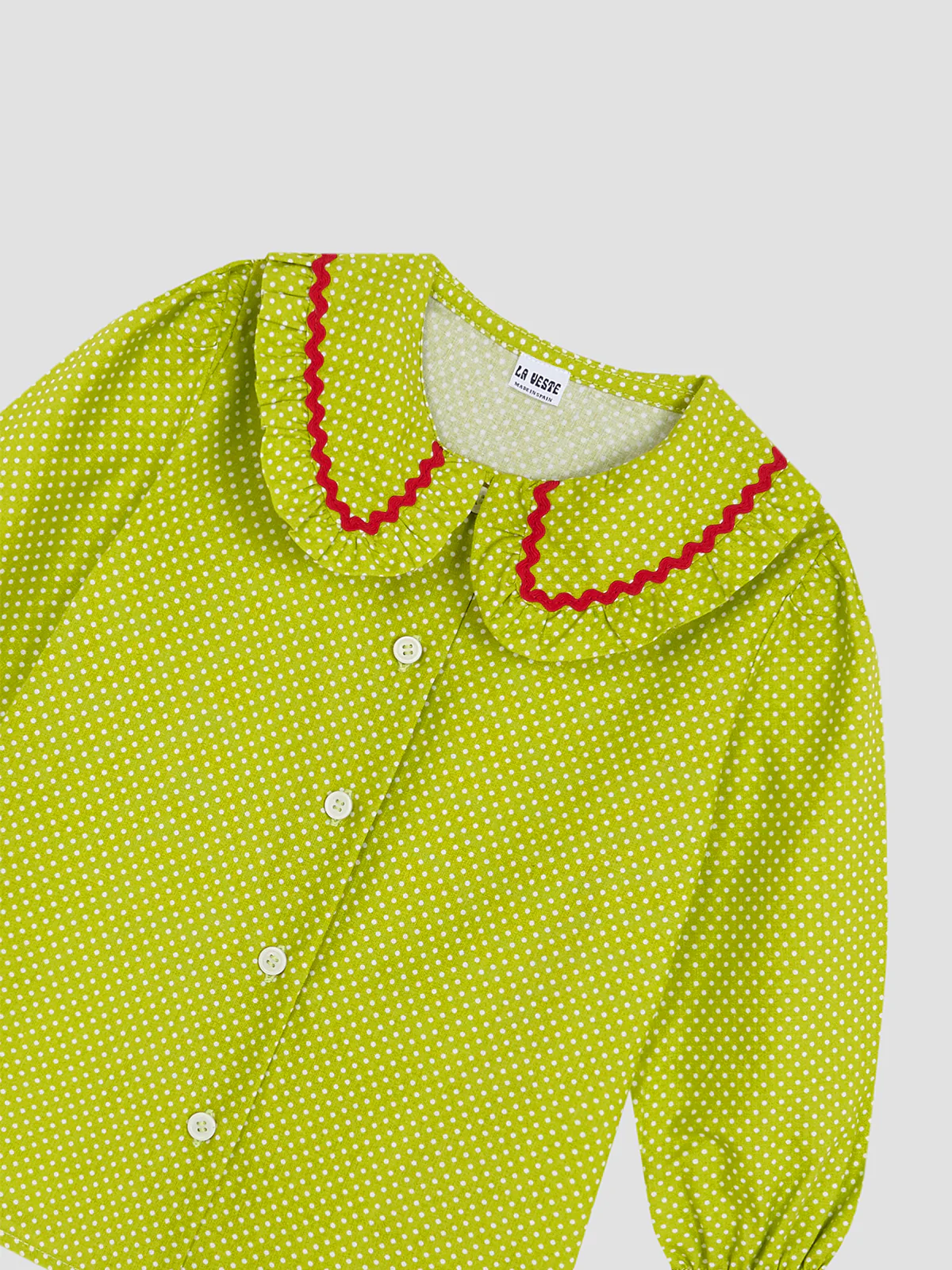 Mini School Shirt Dot 02 - Image 2