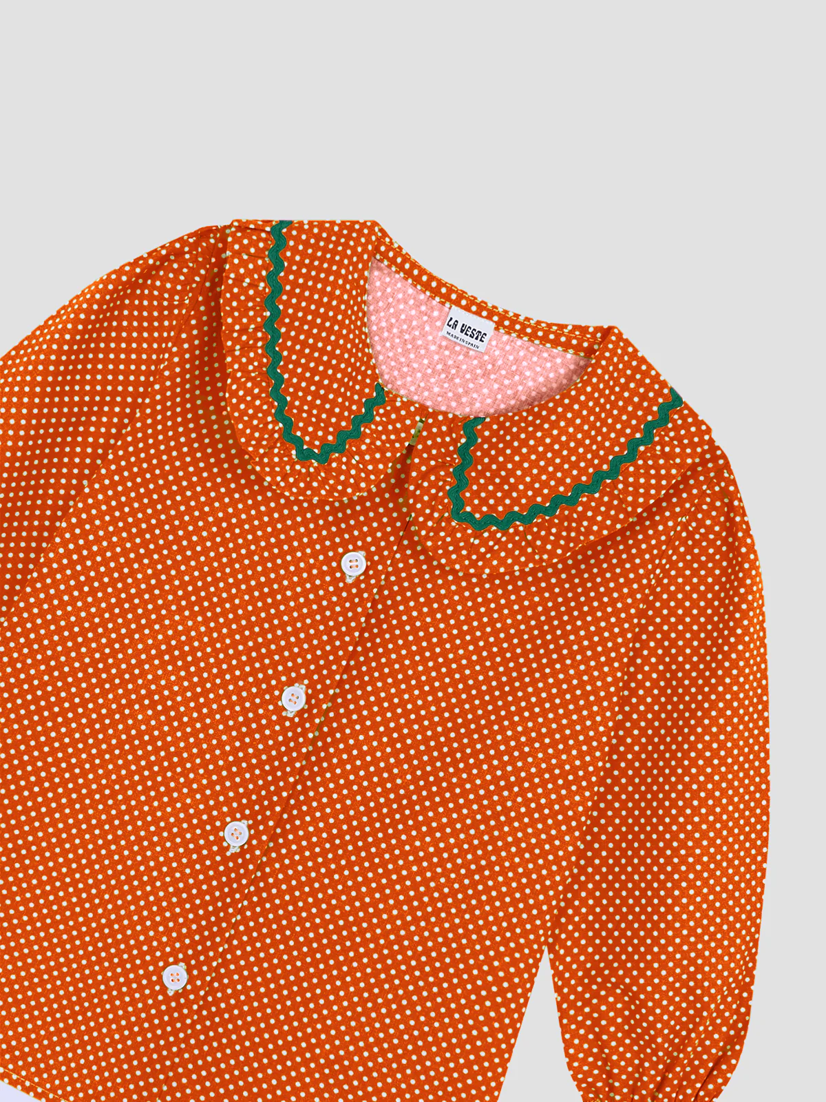 Mini School Shirt Dot 04 - Image 2