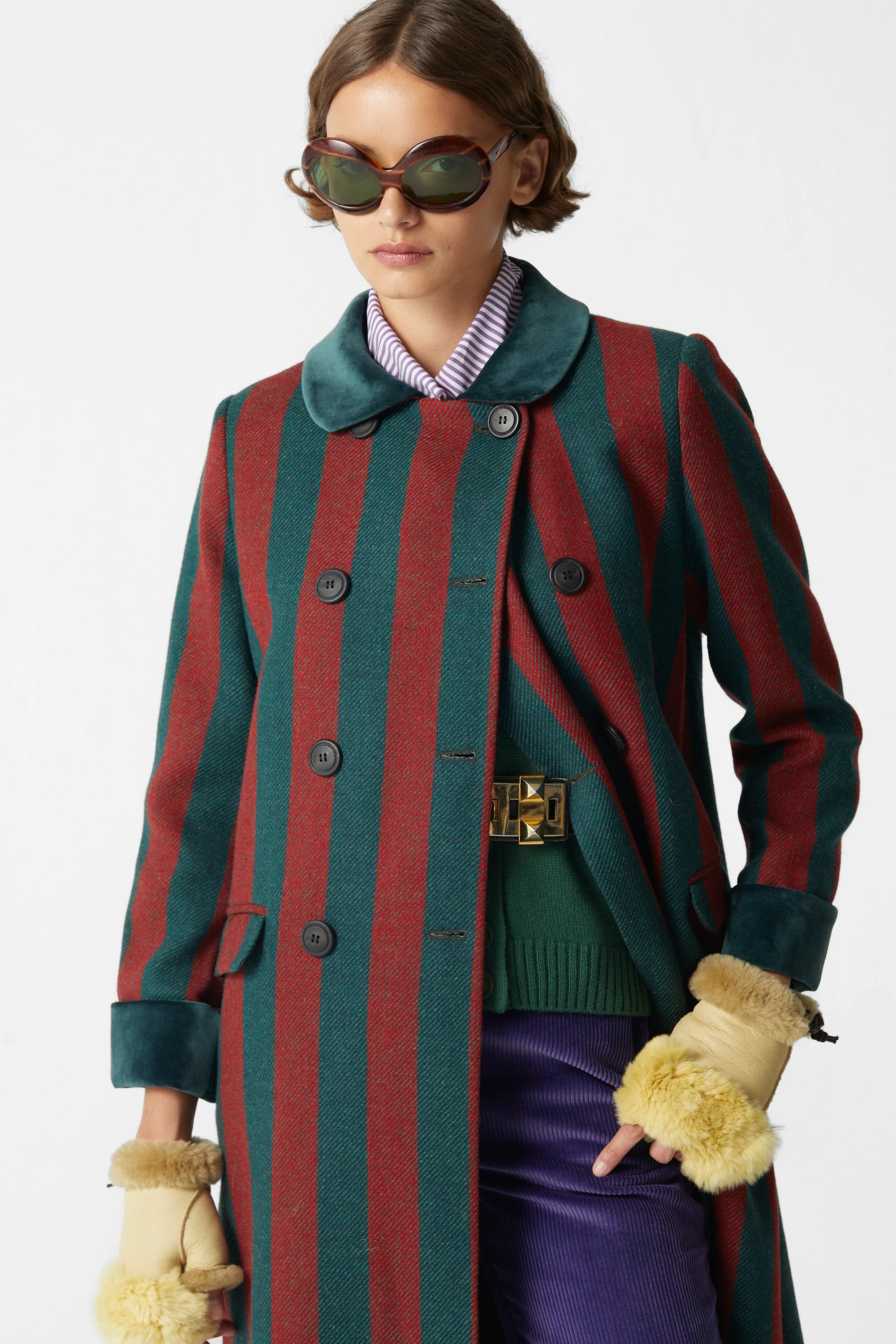 Miranda Coat Striped - Image 2